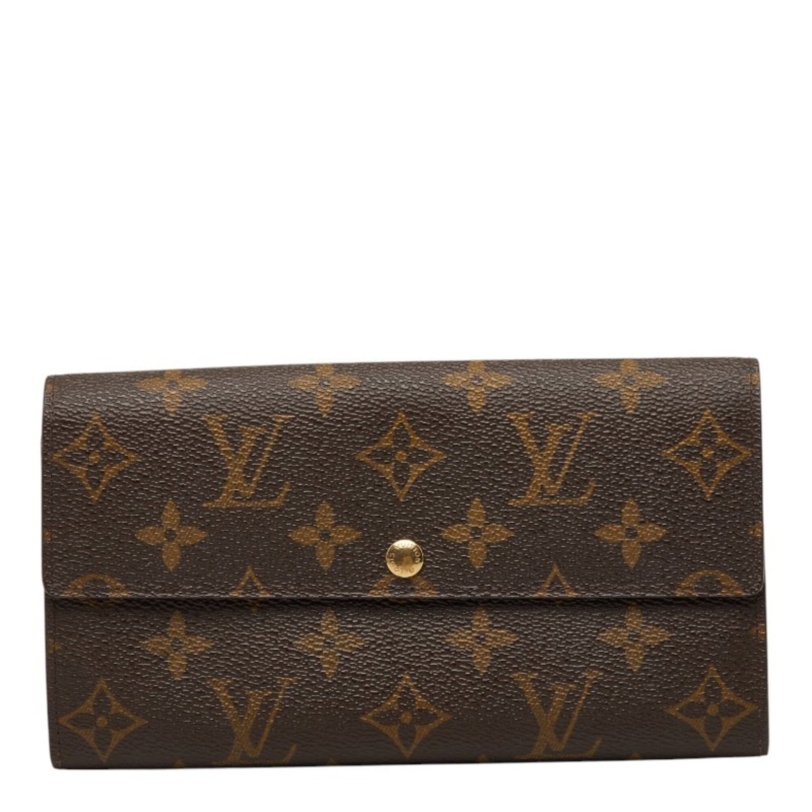 Vuitton Long Pvc Leather Wallet Bi Fold Louis: Vuitton Long Pvc Leather Wallet Bi Fold Louis The Louis Vuitton Long Pvc Leather Wallet Bi Fold in Brown features a classic bi-fold design with long, spacious compartments. Made from high-quality pvc 