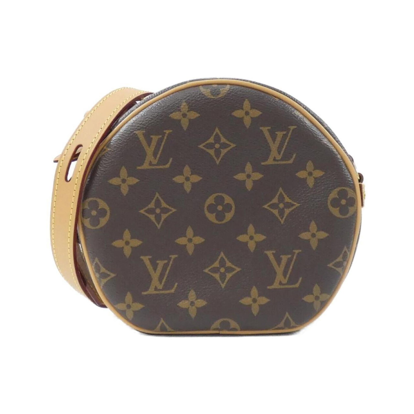 Shoulder Bag Monogram By Louis Vuitton: Shoulder Bag Monogram By Louis Vuitton Monogrammed luxury at its finest, this Louis Vuitton shoulder bag boasts the iconic monogram pattern in rich marron hue. With gold-toned hardware and a sturdy