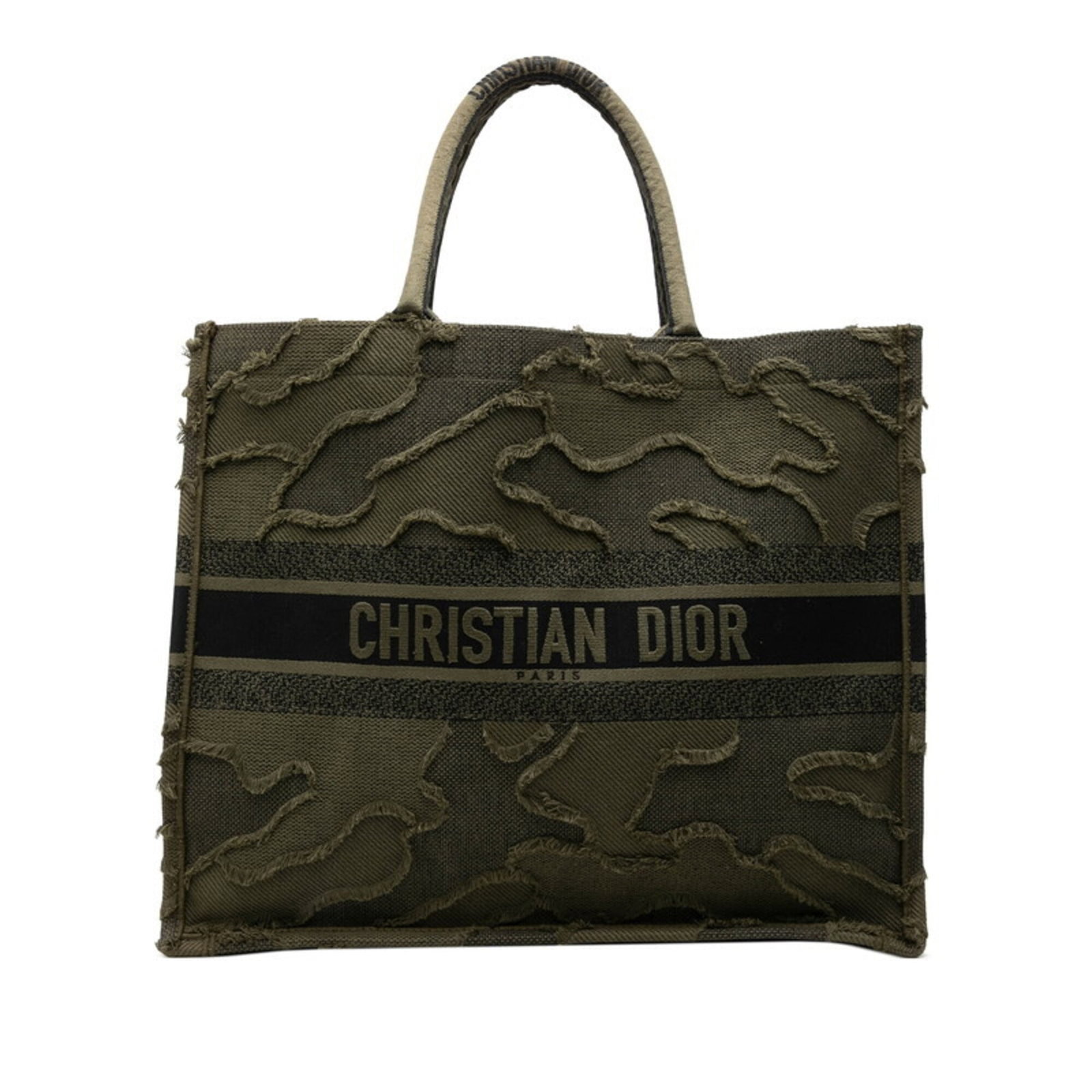 Christian Handbag Dior Canvas: Christian Handbag Dior Canvas Christian Dior Canvas Handbag in Khaki. This used handbag features canvas material, a khaki color, and measures 35cm x 41cm x 19cm. Traces of usage are present, with scra