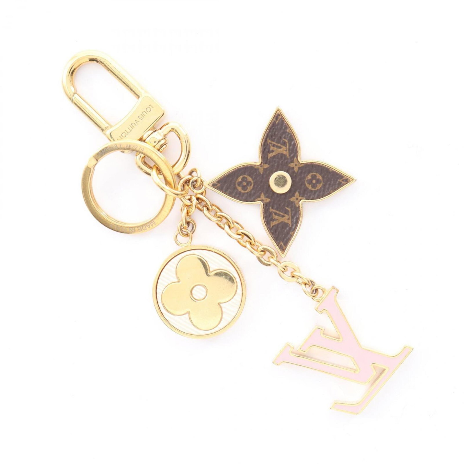 Louis Vuitton Keyring Gold Plating - 2