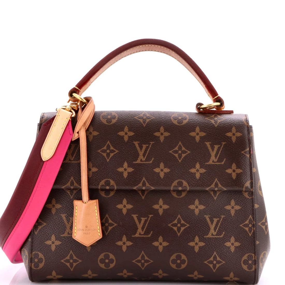 Canvas Monogram Louis Vuitton Cluny Handle Top Bag: Canvas Monogram Louis Vuitton Cluny Handle Top Bag Canvas Monogram Louis Vuitton Cluny Handle Top Bag - A classic top handle bag with a timeless design, featuring the iconic monogram canvas exterior