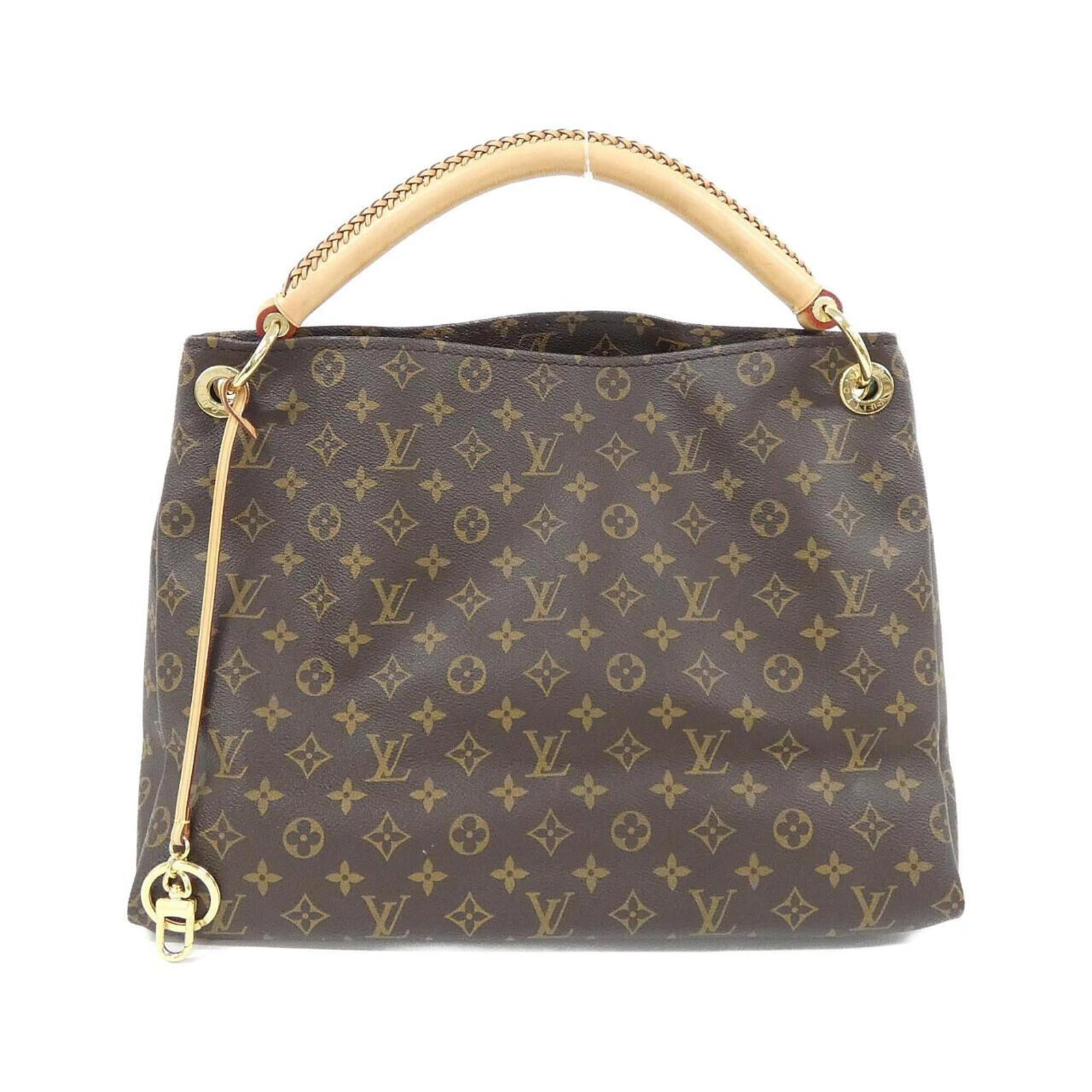 Coated Canvas By Shoulder Bag Louis Vuitton: Coated Canvas By Shoulder Bag Louis Vuitton This Louis Vuitton shoulder bag features a classic coated canvas design in brown, with a timeless 30cm x 40cm x 18cm size. With its durable construction