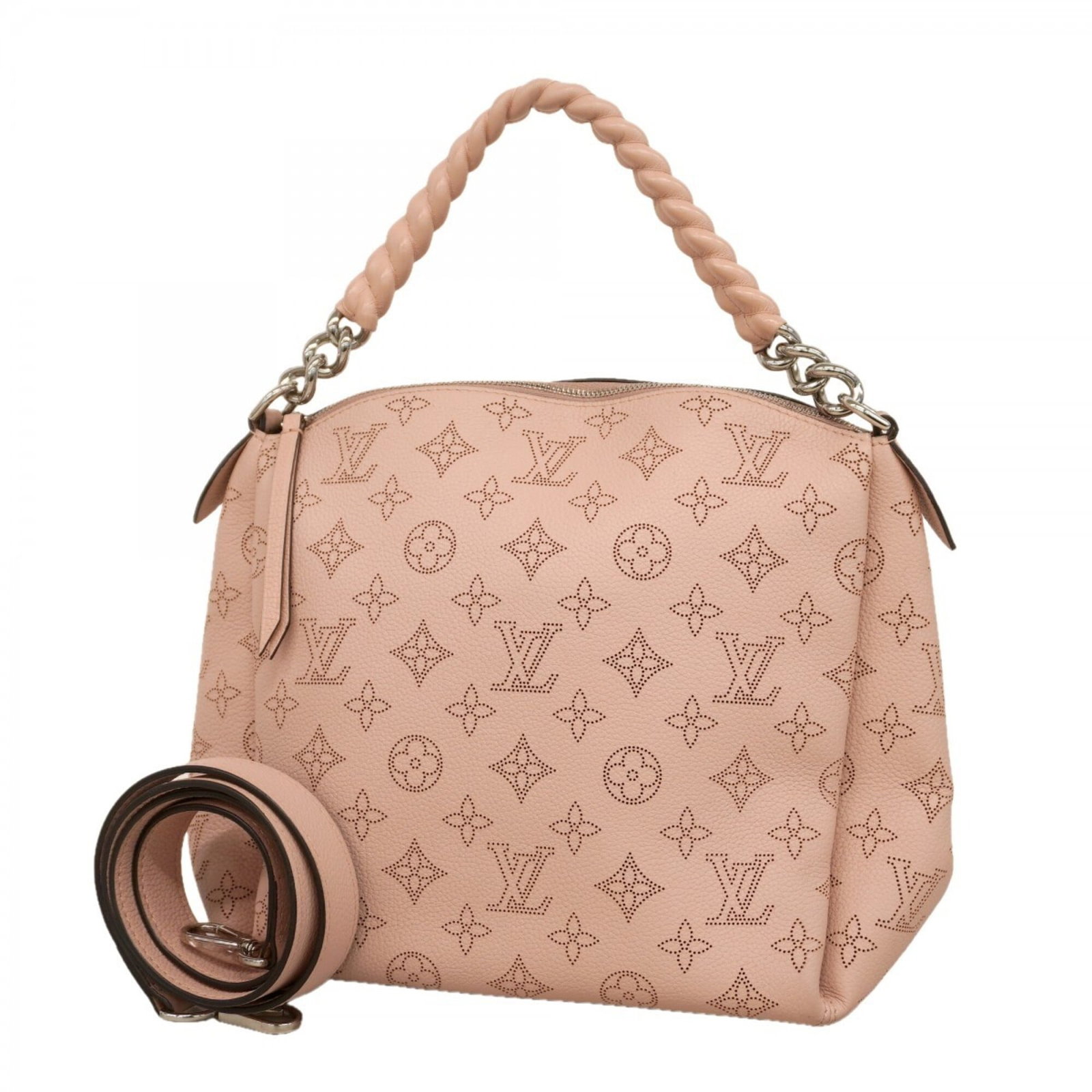Handbag by Louis Vuitton: Handbag by Louis Vuitton Magnolia Magnolia Louis Vuitton handbag in excellent used condition, featuring the iconic monogram pattern. Traces of usage and minor scratches can be seen, adding a touch of 
