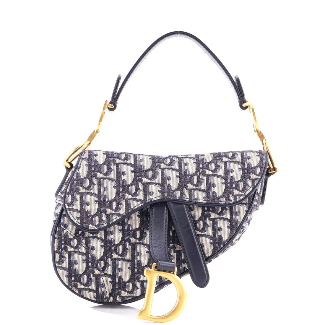Mini Oblique Canvas Handbag Saddle Christian Dior: Mini Oblique Canvas Handbag Saddle Christian Dior Mini Oblique Canvas Handbag Saddle Christian Dior - A stylish and compact shoulder bag featuring an oblique canvas design in blue, with a neutral