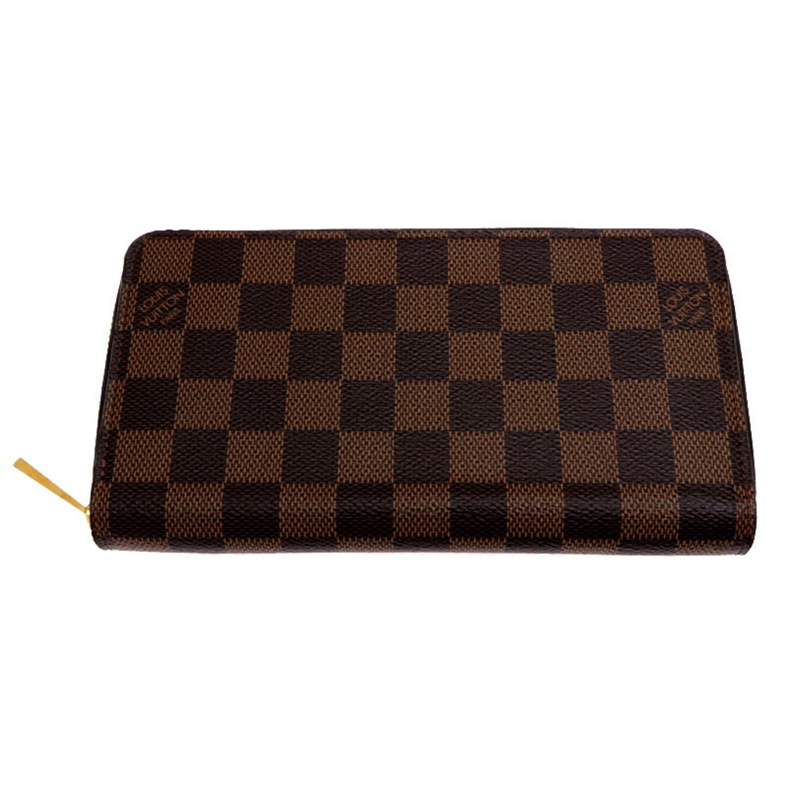 Louis Vuitton Bi Fold Pvc Wallet: Louis Vuitton Bi Fold Pvc Wallet Damier Canvas pattern adds a touch of classic elegance to this Louis Vuitton bi-fold Pvc wallet, featuring a sturdy zipper closure and multiple slots for cards,