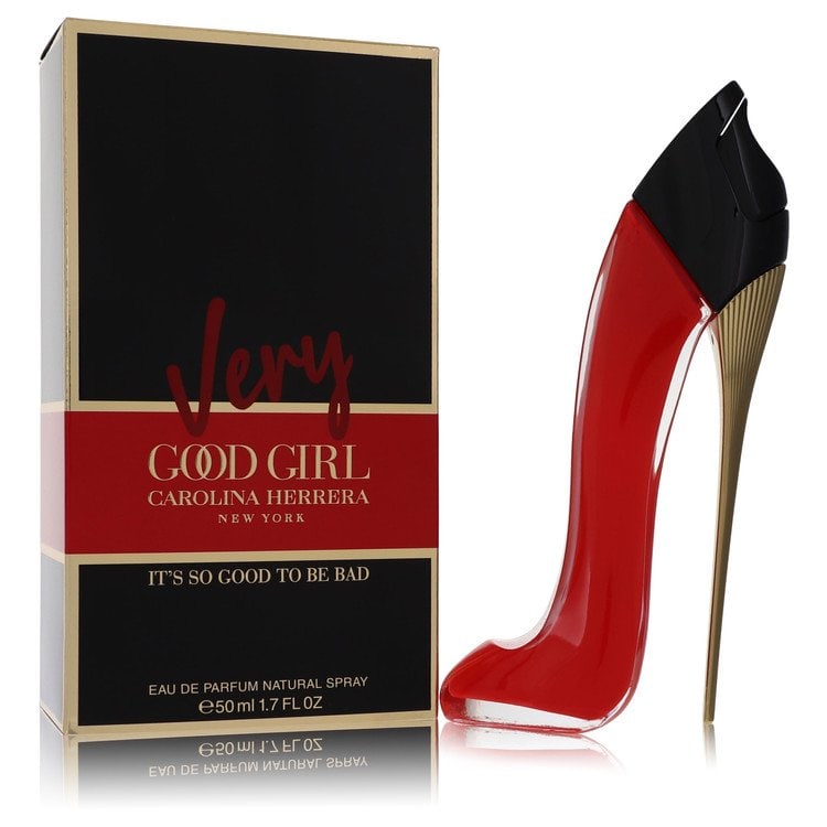 Very Good Girl Perfume By Carolina Herrera Eau De Parfum Spray: Very Good Girl Perfume By Carolina Herrera Eau De Parfum Spray 1.7 oz Eau De Parfum Spray in Very Good Condition, bearing the signature of Carolina Herrera. This Eau De Parfum Spray features a fragran