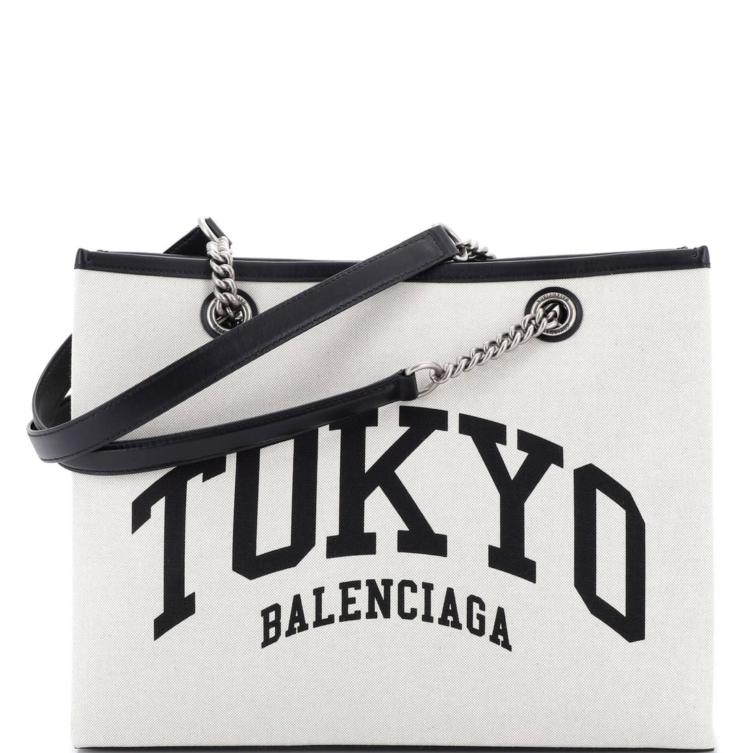 Balenciaga Cities Duty Free Tote Printed Canvas Medium (1 of 5)