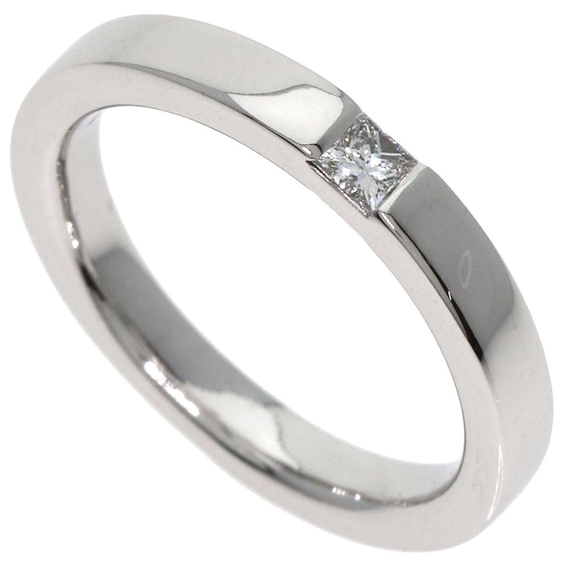 Harry Winston Platinum Diamond Ring Cut Princess (1 of 10)