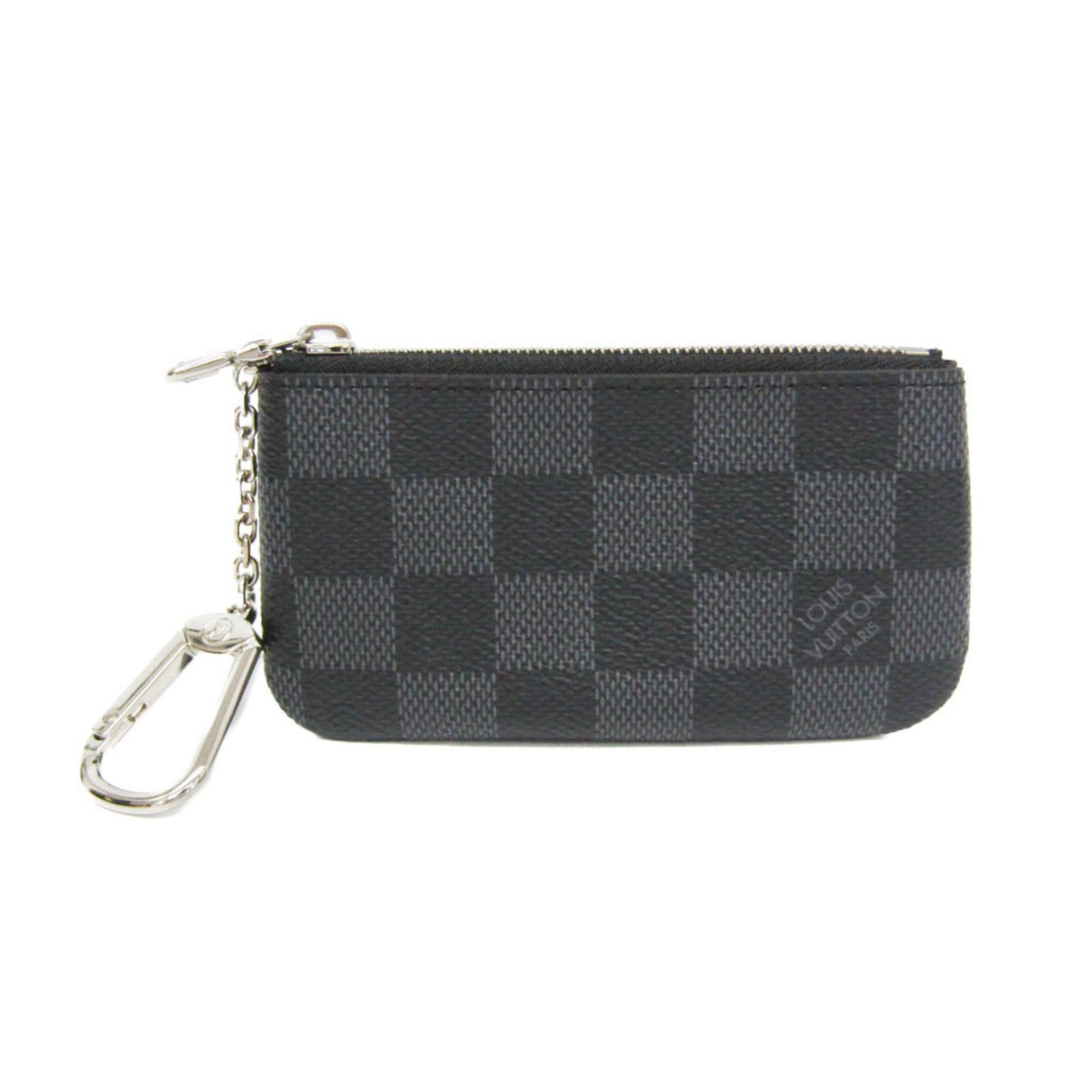 Louis Vuitton Coin Purse/ Coin Case Damier Graphite: Louis Vuitton Coin Purse/ Coin Case Damier Graphite Damier Graphite coin purse from Louis Vuitton, featuring the iconic Damier pattern in graphite. Made with durable materials and a sturdy zipper clos