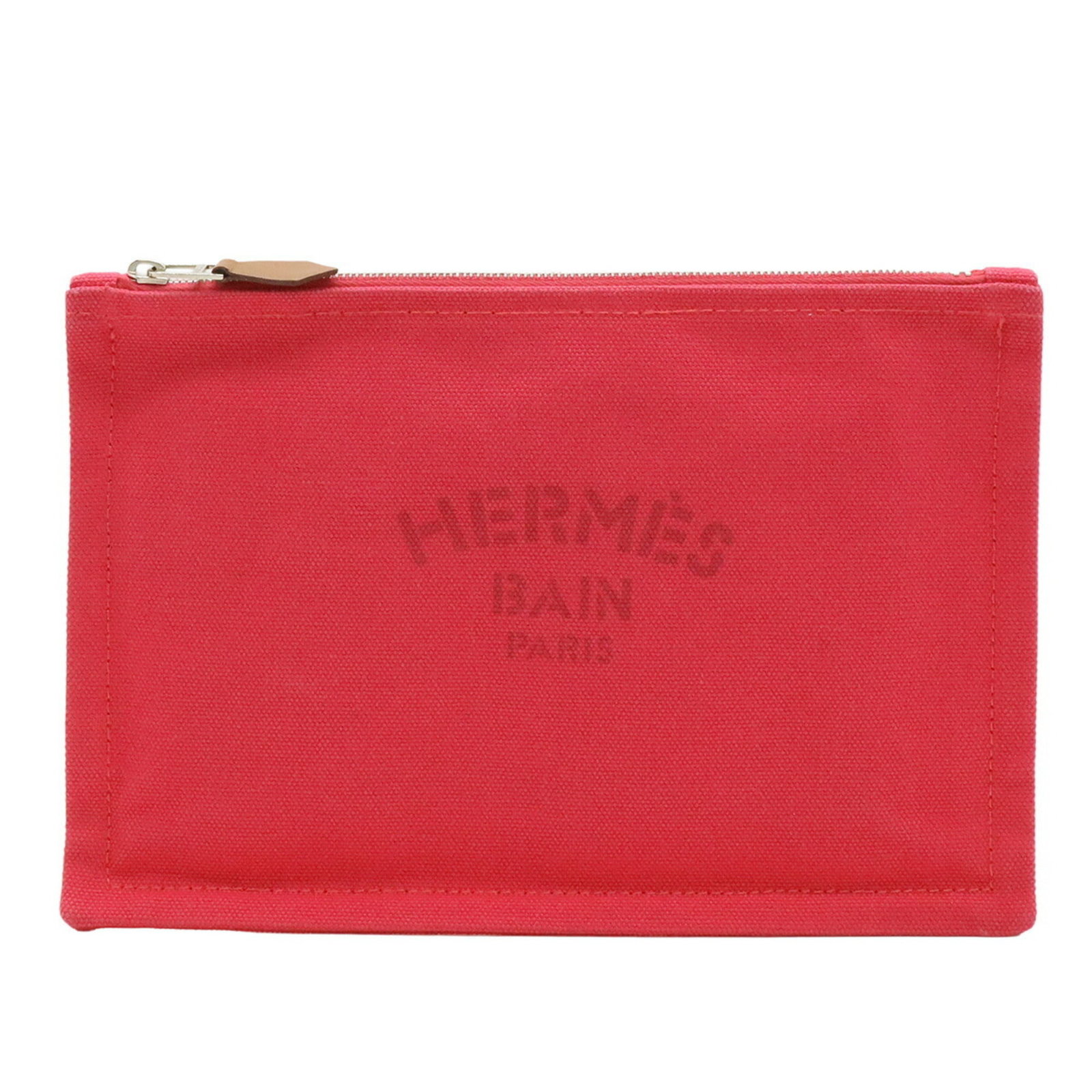 Canvas leather pouch by Hermes - 2