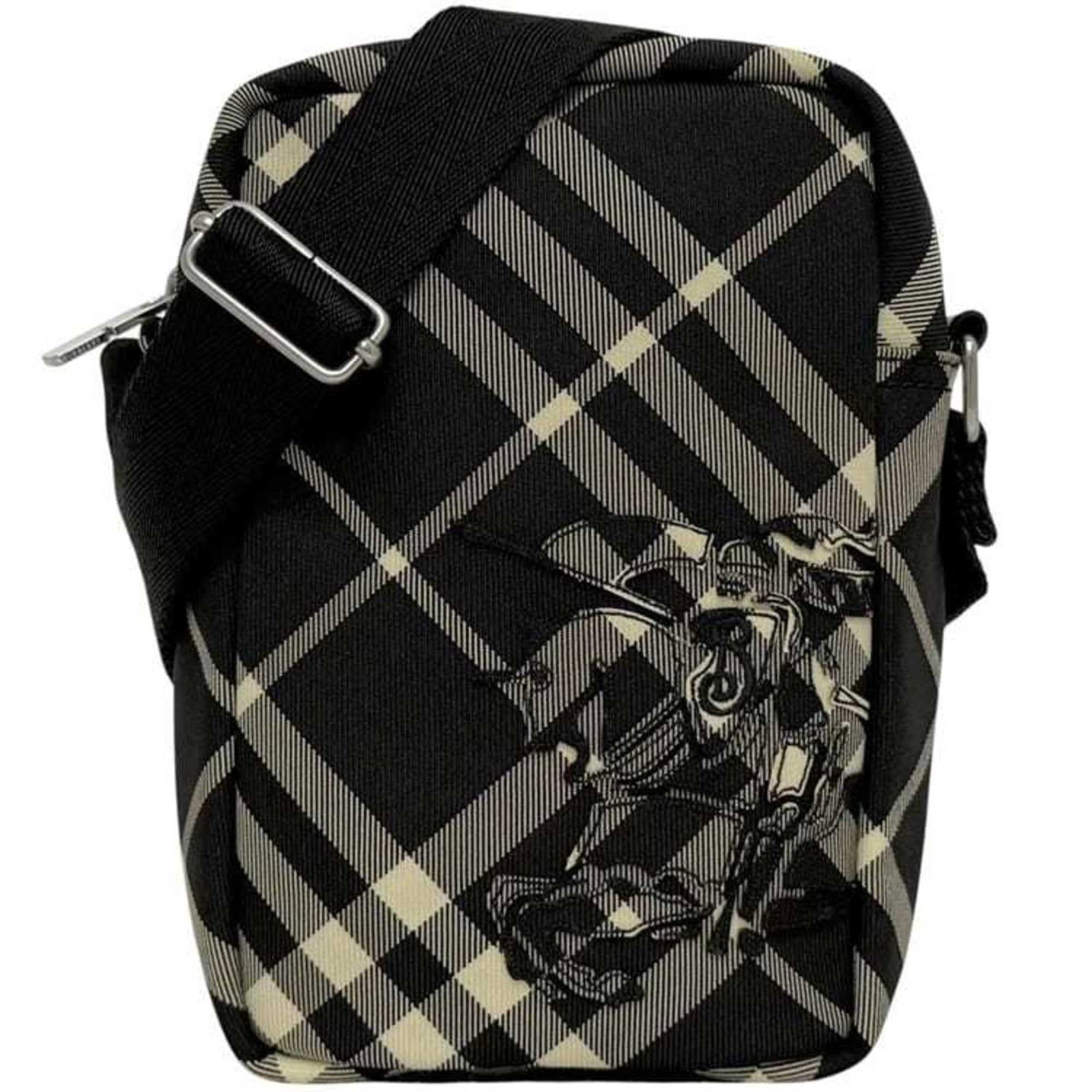 Canvas leather bag pochette shoulder Burberry: Canvas leather bag pochette shoulder Burberry Canvas leather bag pochette shoulder from Burberry, featuring classic design and timeless style. Made with high-quality canvas and leather materials,