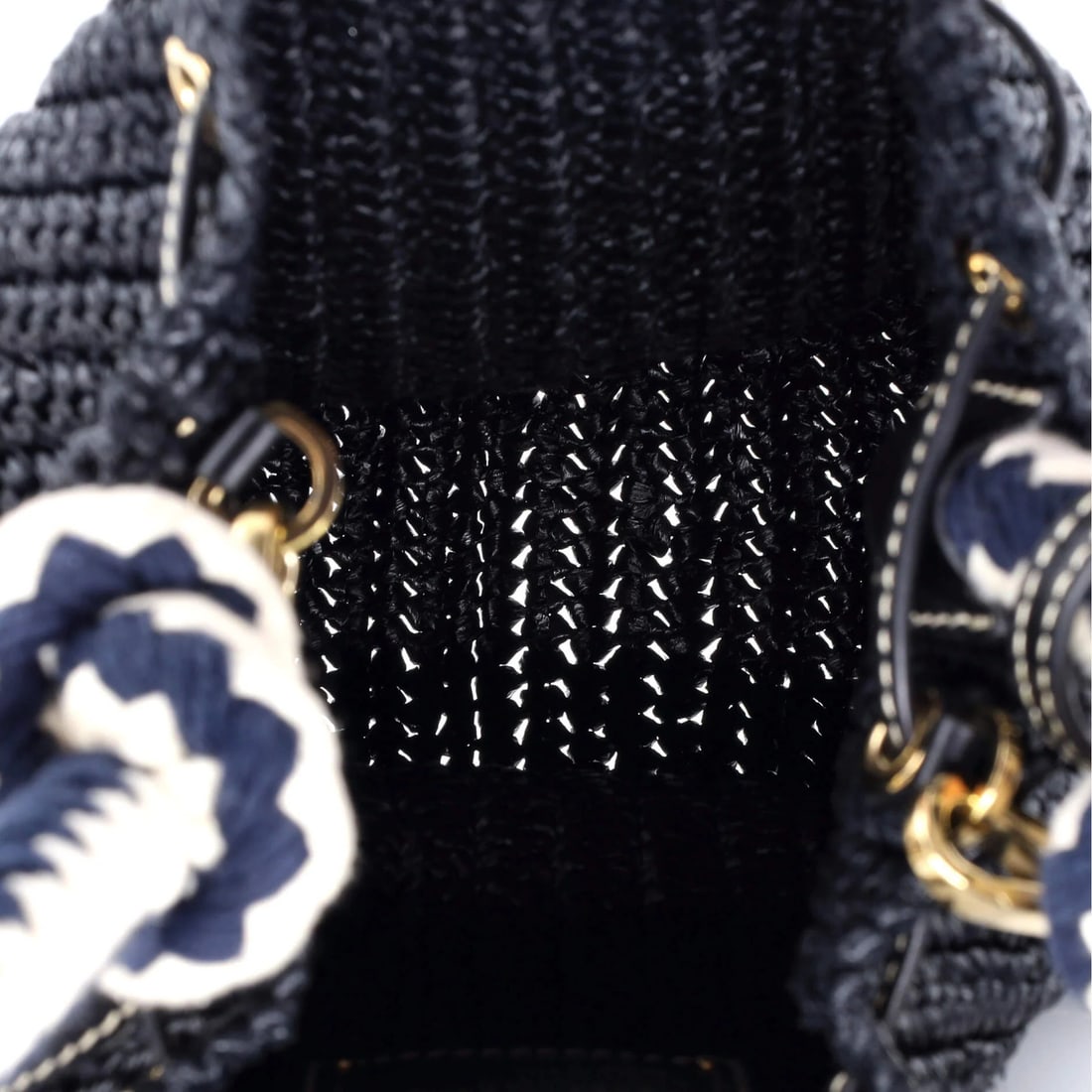 Mini Raffia Bag Crochet Prada - 5
