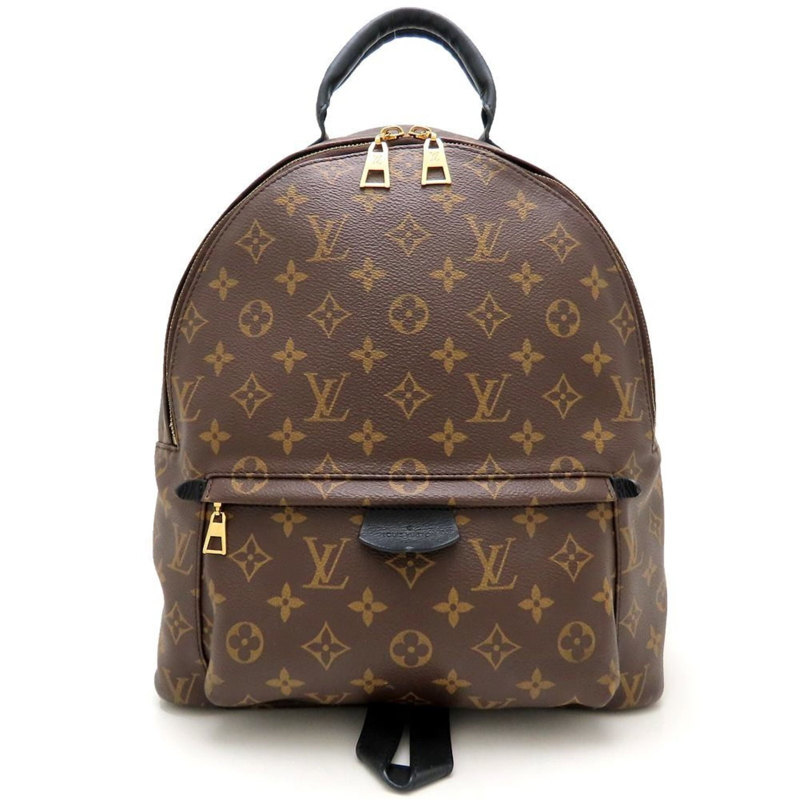 Louis Vuitton Backpack Monogram: Louis Vuitton Backpack Monogram Brown Louis Vuitton Monogram Backpack with Traces of Usage. This pre-owned backpack features the iconic monogram pattern and has a classic design that exudes timeless