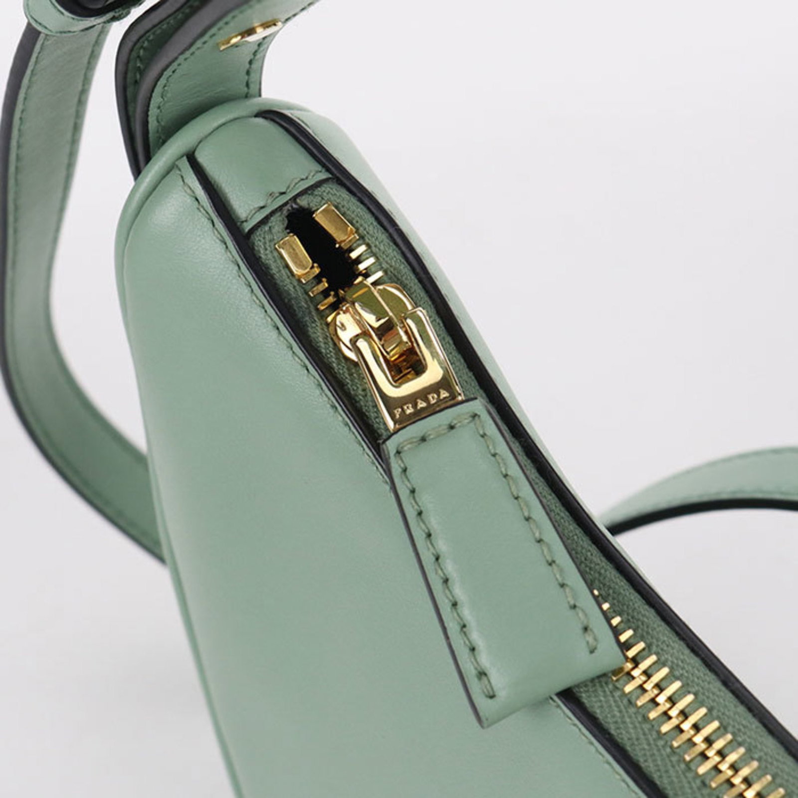 Leather Shoulder Bag Prada - 5