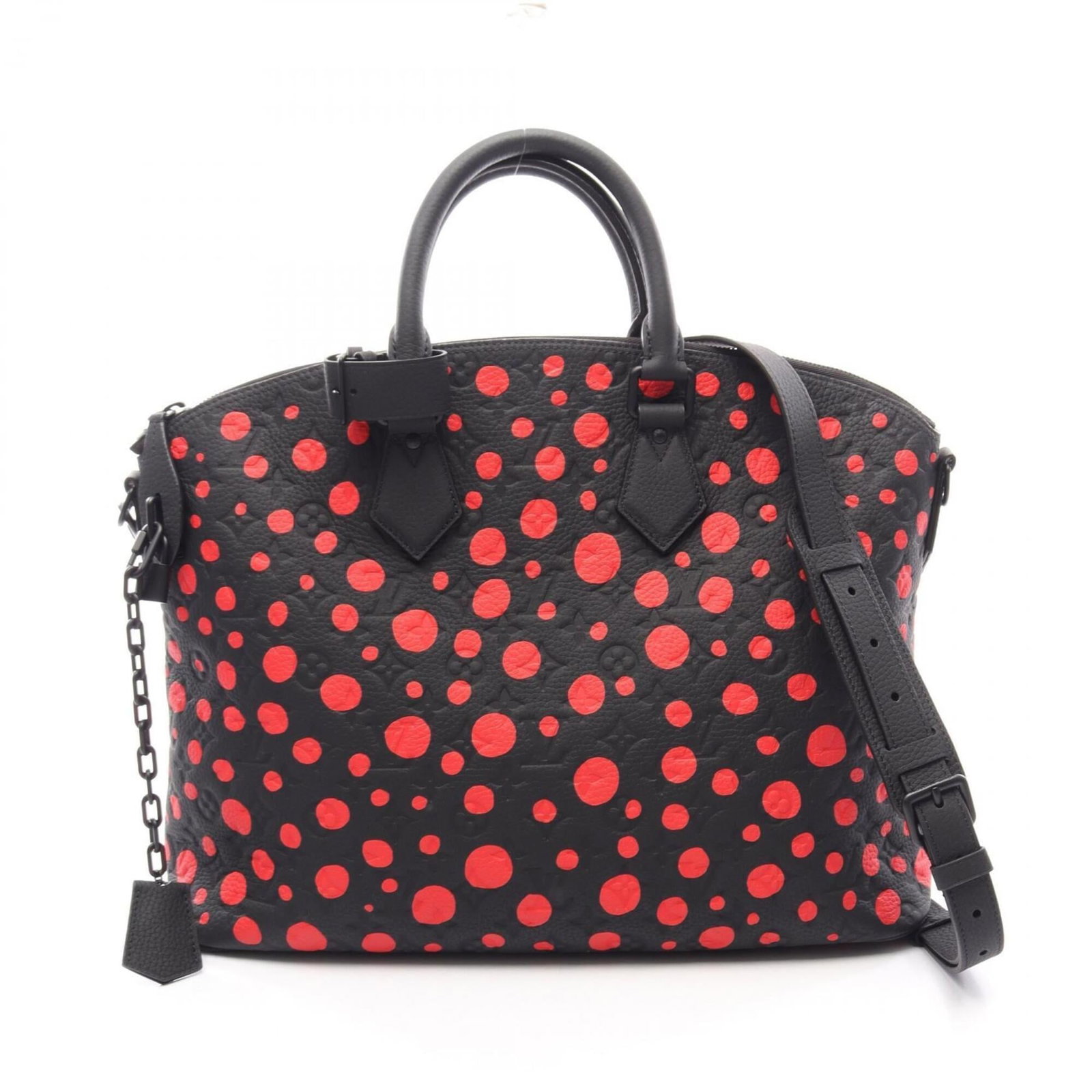 Louis Vuitton Boston Bag Handbag Leather: Louis Vuitton Boston Bag Handbag Leather Black, Monogram, Red Louis Vuitton Boston Bag Handbag Leather. This used bag features a few traces of usage with some scratches and dirt, but overall remains i