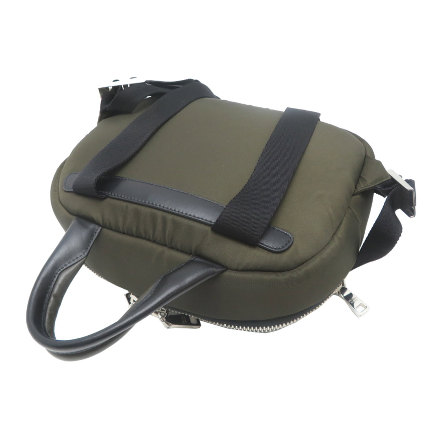 Nylon Leather Backpack Prada - 4