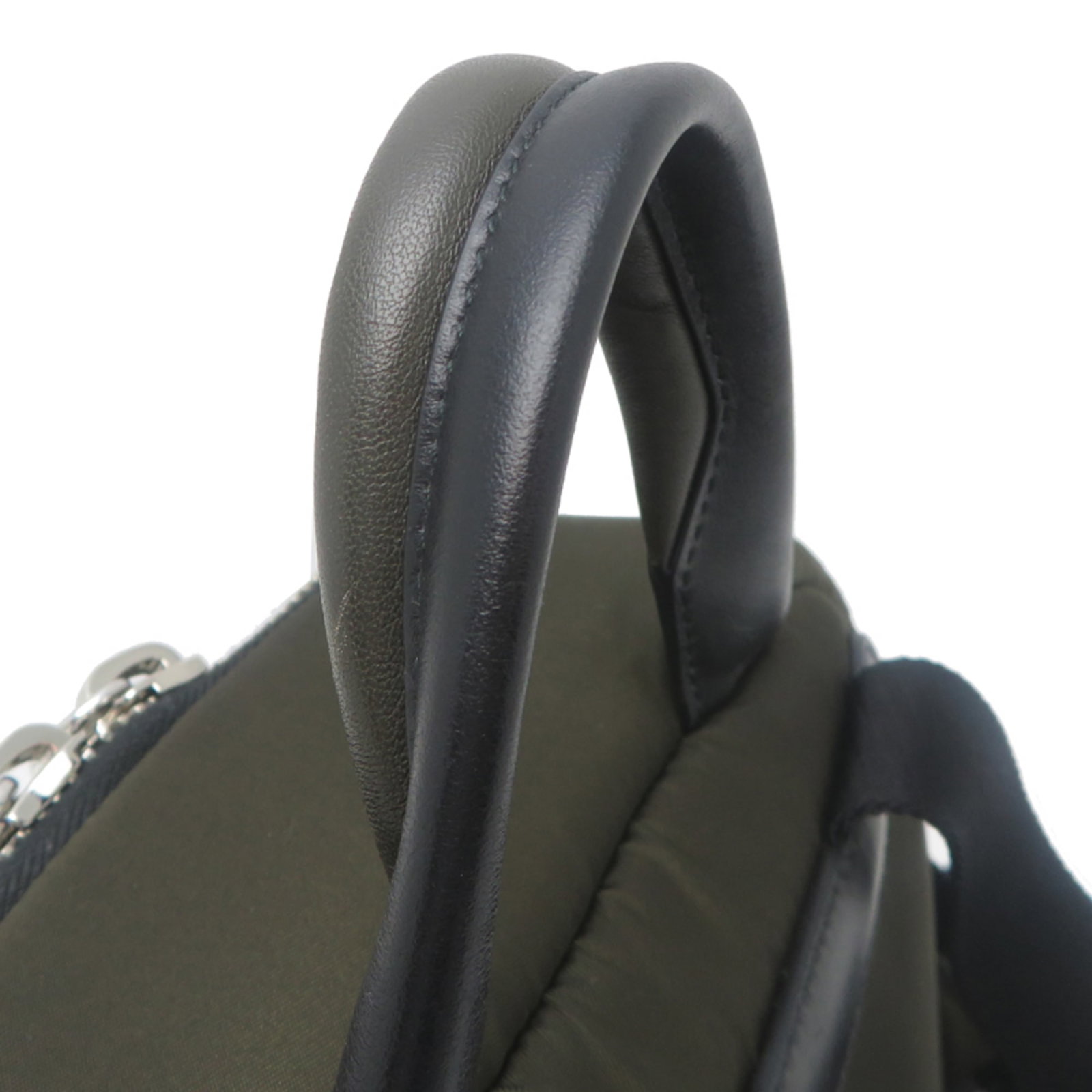 Nylon Leather Backpack Prada - 5