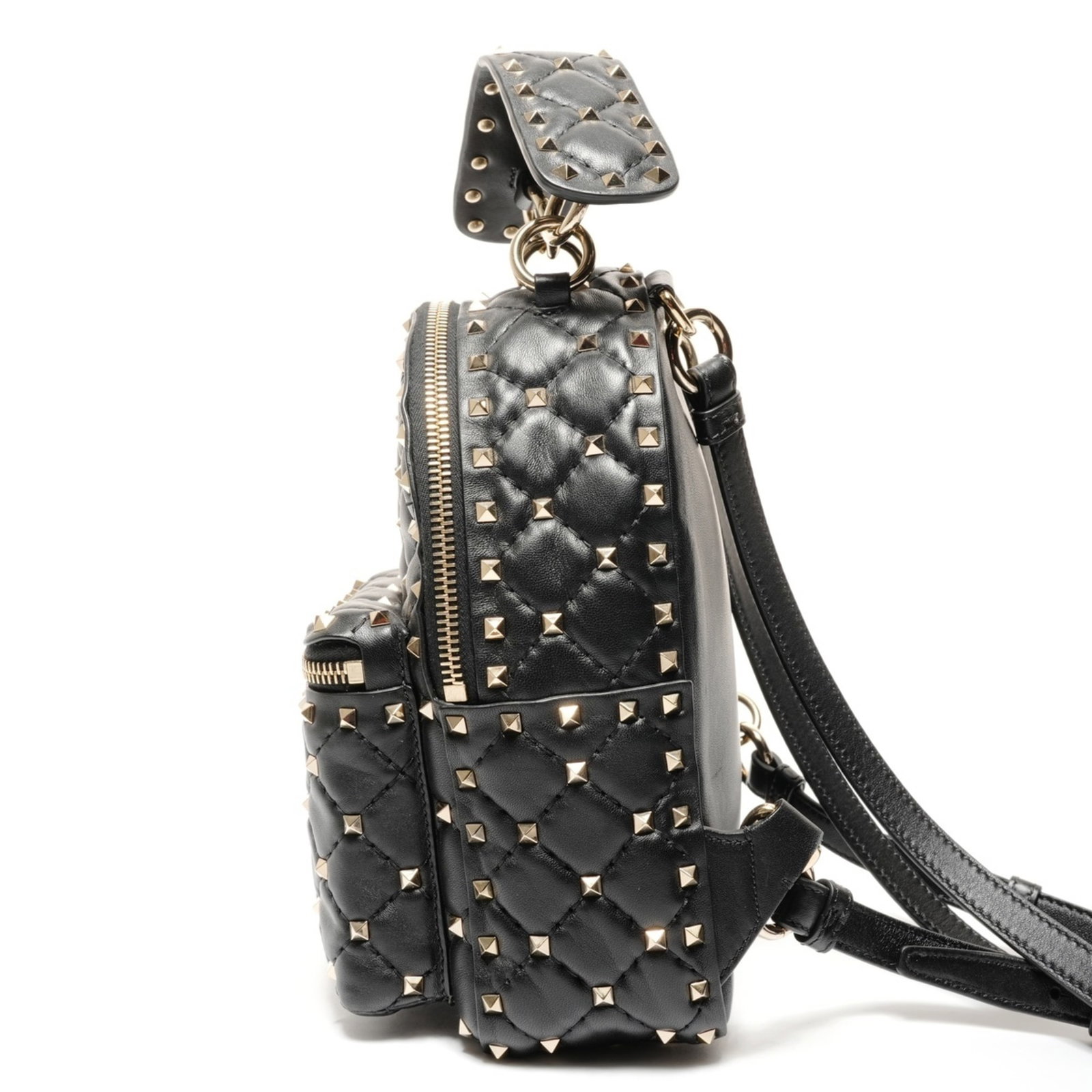 Leather Backpack Valentino - 4