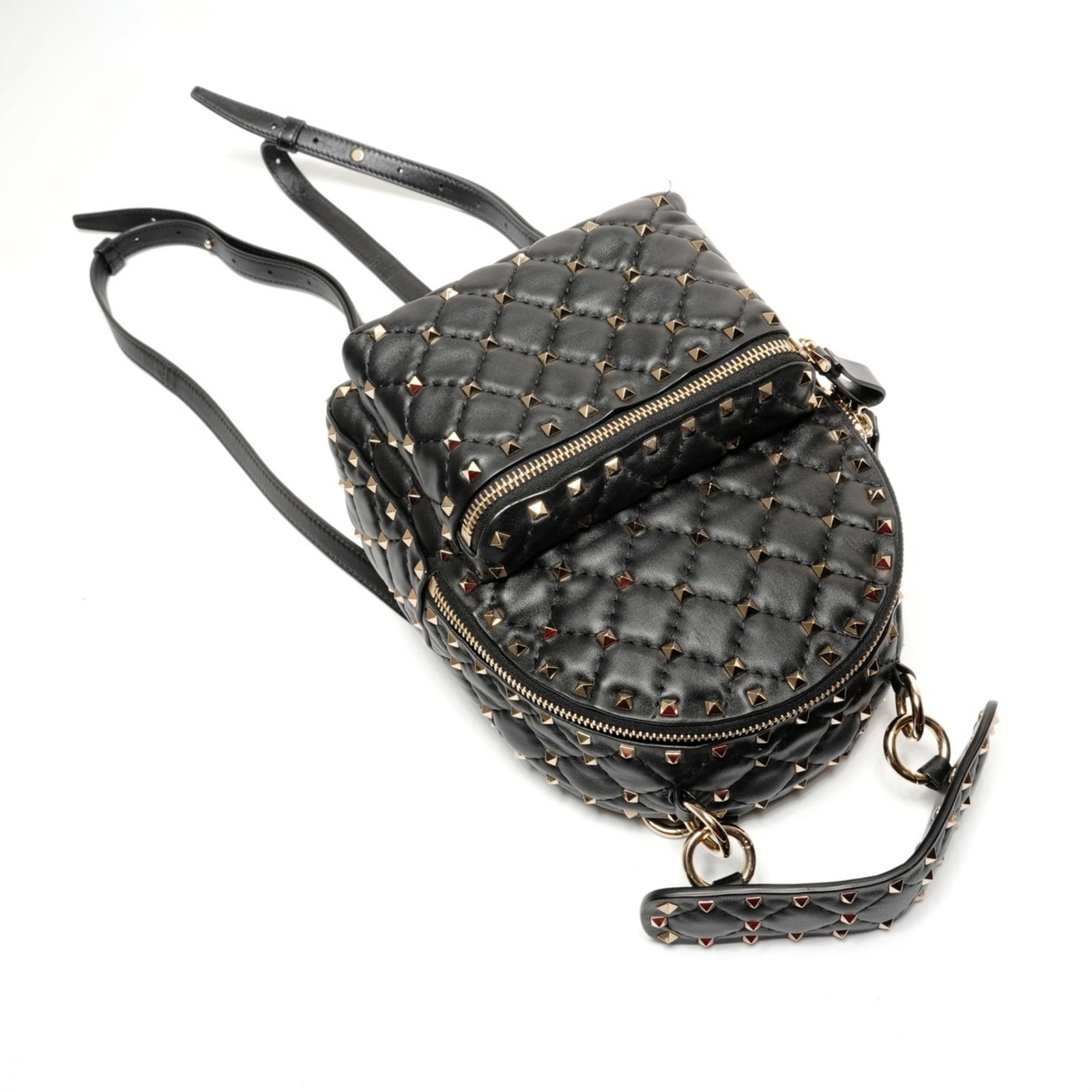 Leather Backpack Valentino - 8
