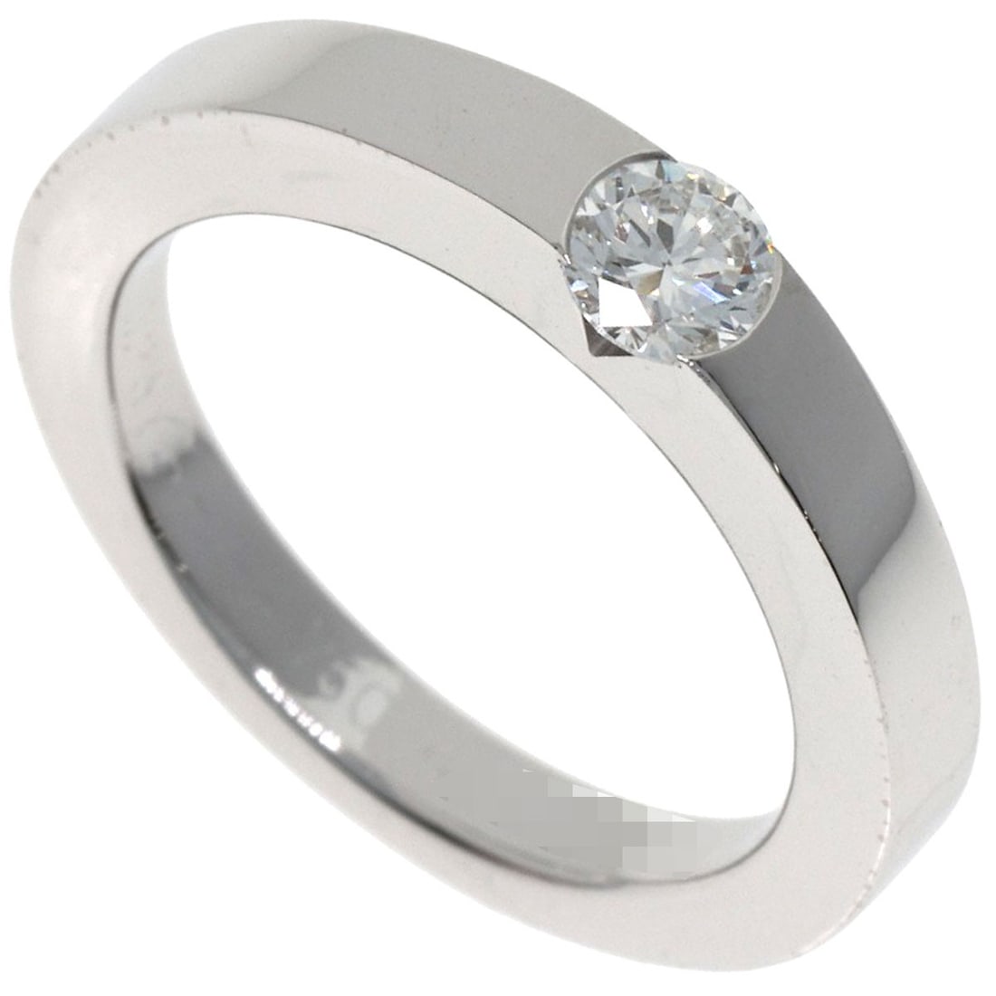 Diamond Ring K18 Gold With White Cartier Date (1 of 11)