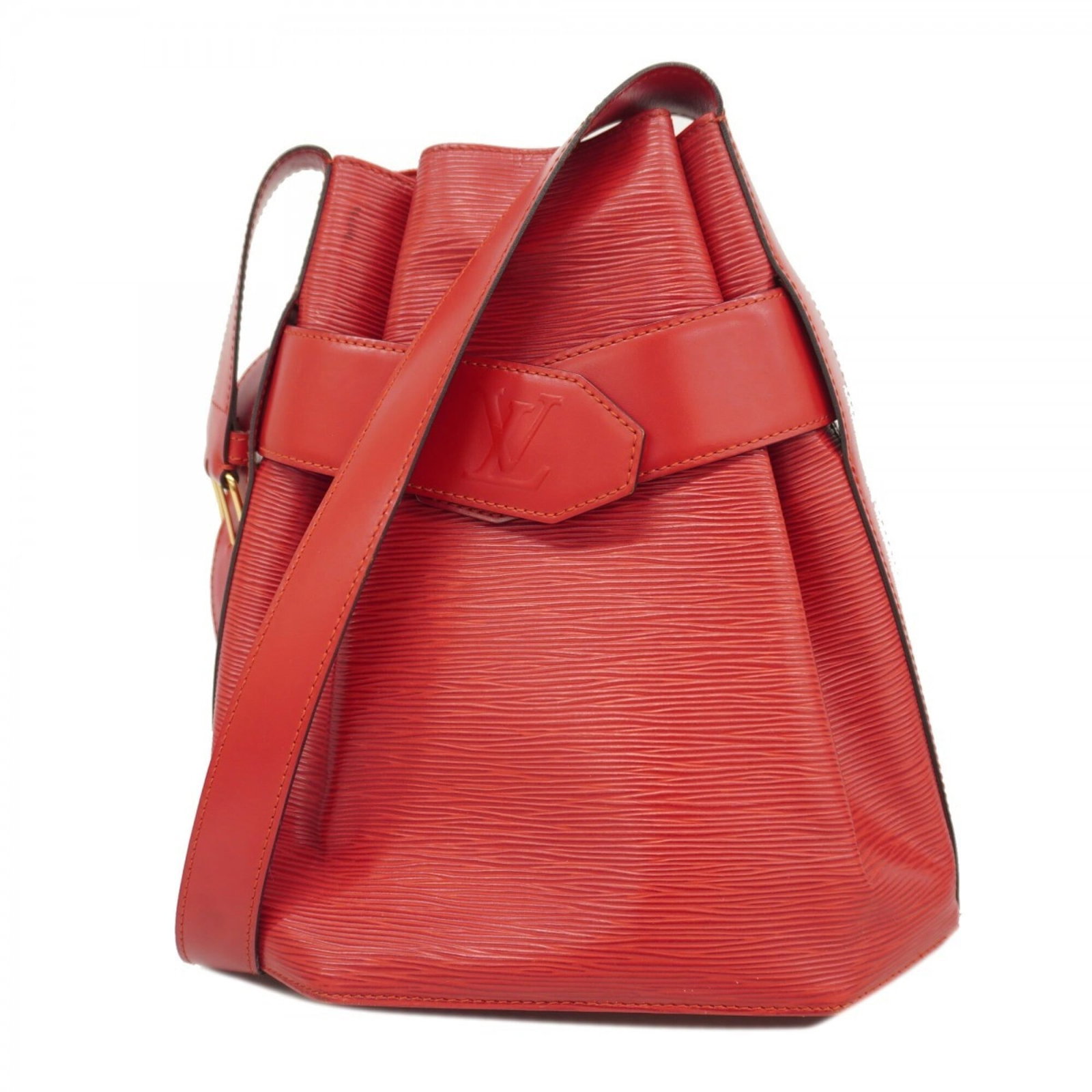 Shoulder Bag of Louis Vuitton: Shoulder Bag of Louis Vuitton Castilian Red Louis Vuitton Shoulder Bag - A Timeless Classic. This used shoulder bag boasts the iconic Castilian Red color and features a classic design that exudes