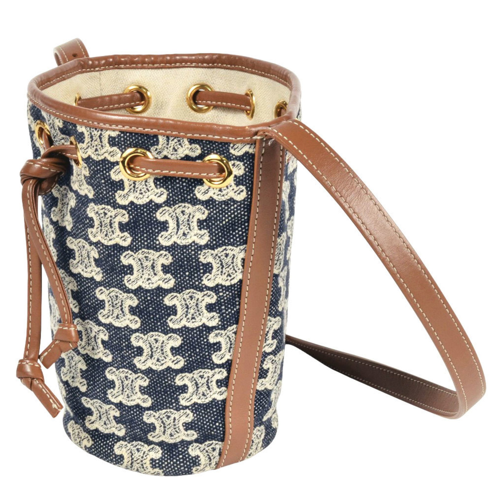 Celine Shoulder Bag Canvas - 2