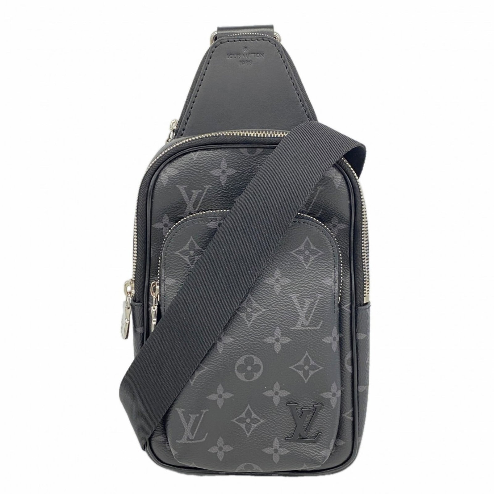 Sling Bag By Louis Vuitton: Sling Bag By Louis Vuitton Black Louis Vuitton Sling Bag, with its classic design and timeless appeal, offers a stylish and versatile accessory for everyday use. Measuring 31.5cm x 15.5cm x 5.5cm, it 