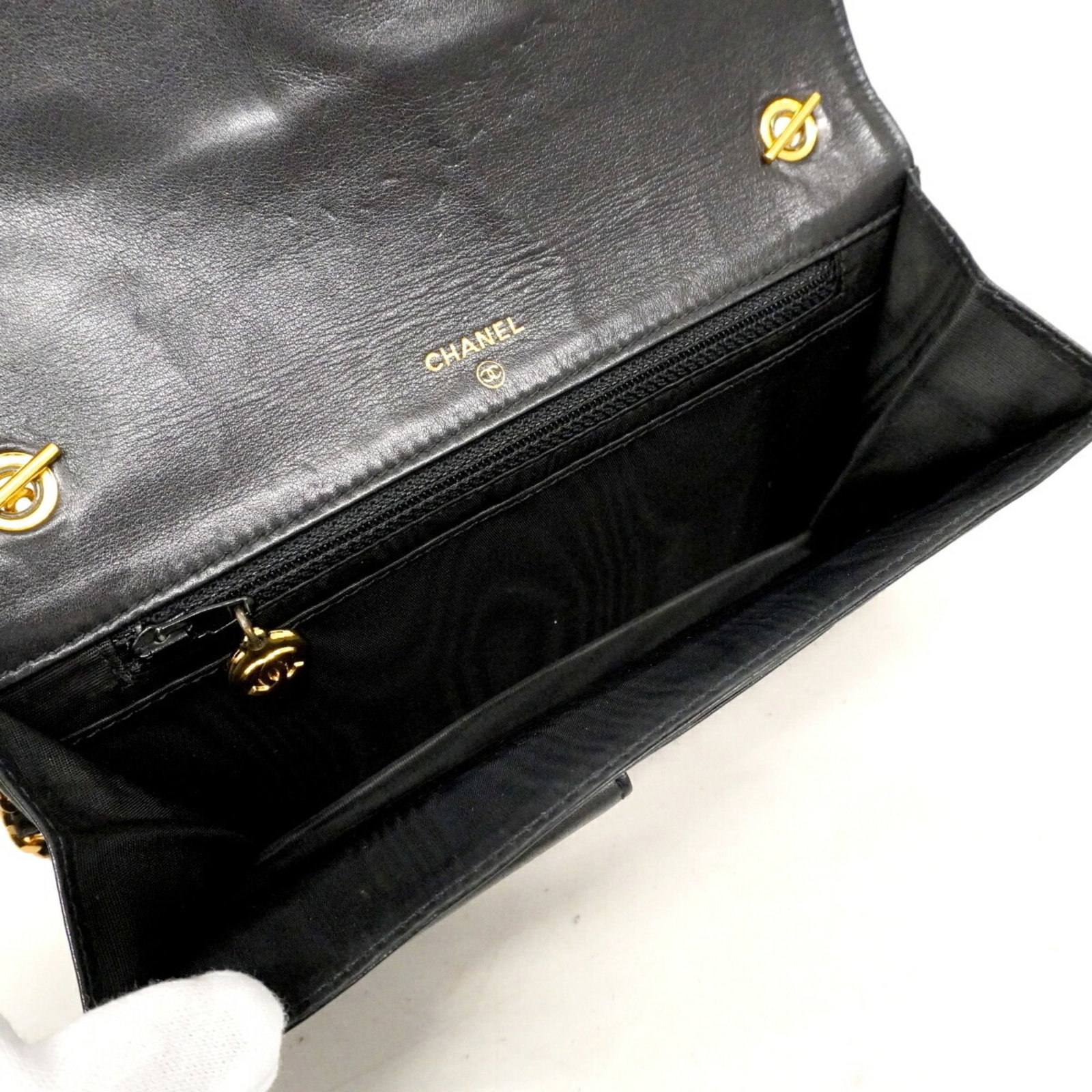 Chain Wallet Leather Shoulder - 4