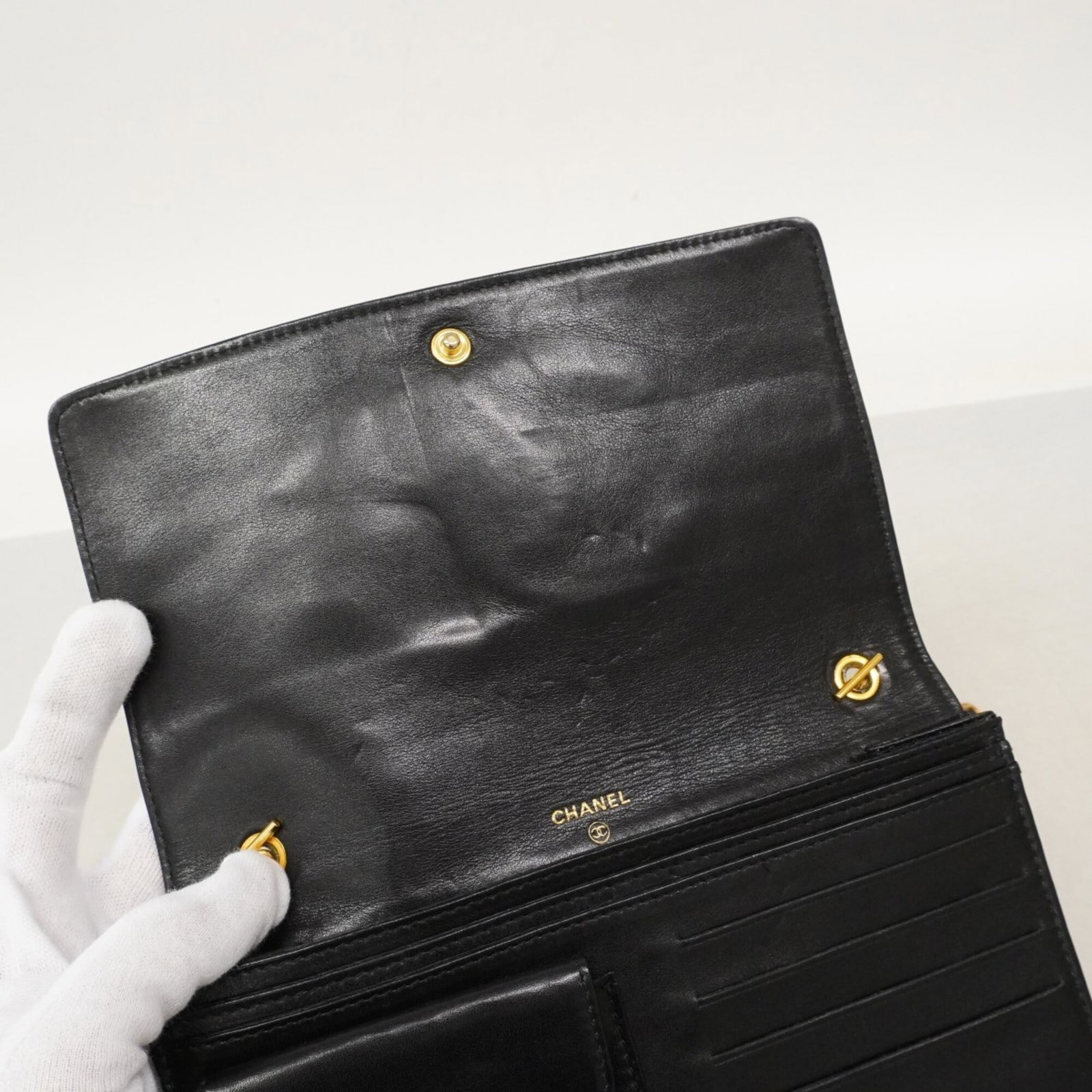 Chain Wallet Leather Shoulder - 6