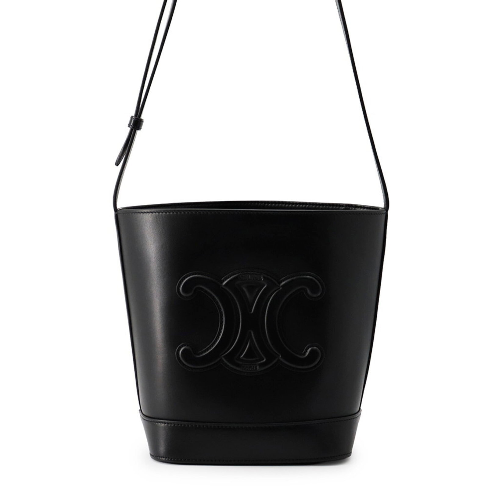 Celine Handbag Shoulder Bag Leather: Celine Handbag Shoulder Bag Leather The Celine Handbag Shoulder Bag Leather is a sleek and sophisticated black leather shoulder bag with gold hardware, featuring an open closure. Measuring 21.5cm x