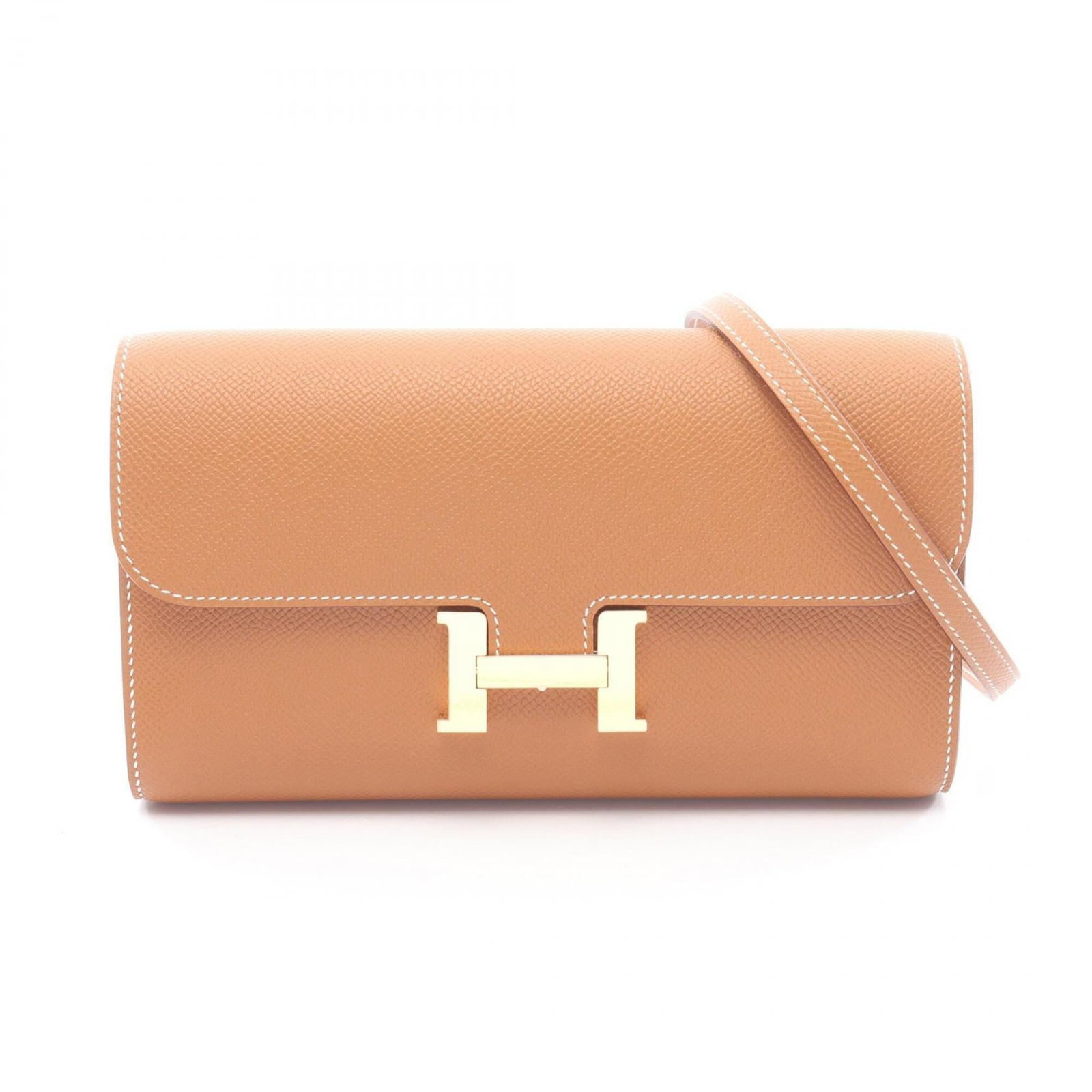 Handbag Leather Epsom Bag Shoulder Hermes: Handbag Leather Epsom Bag Shoulder Hermes Epsom leather, a signature material from Hermes, adorns this shoulder bag. The classic design and timeless brown color make it a versatile accessory for