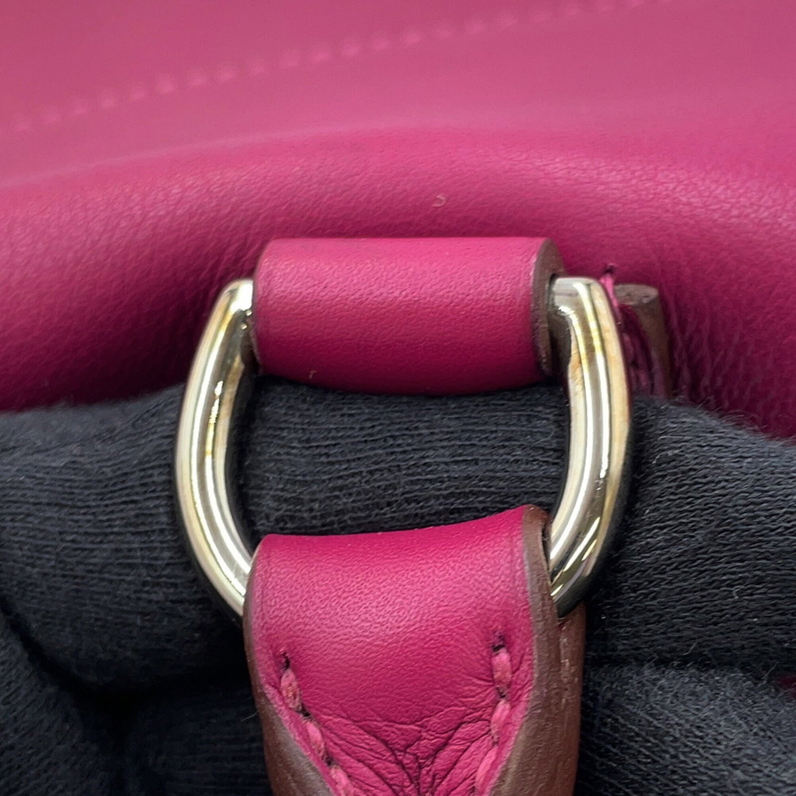 Swift leather handbag Hermes - 14