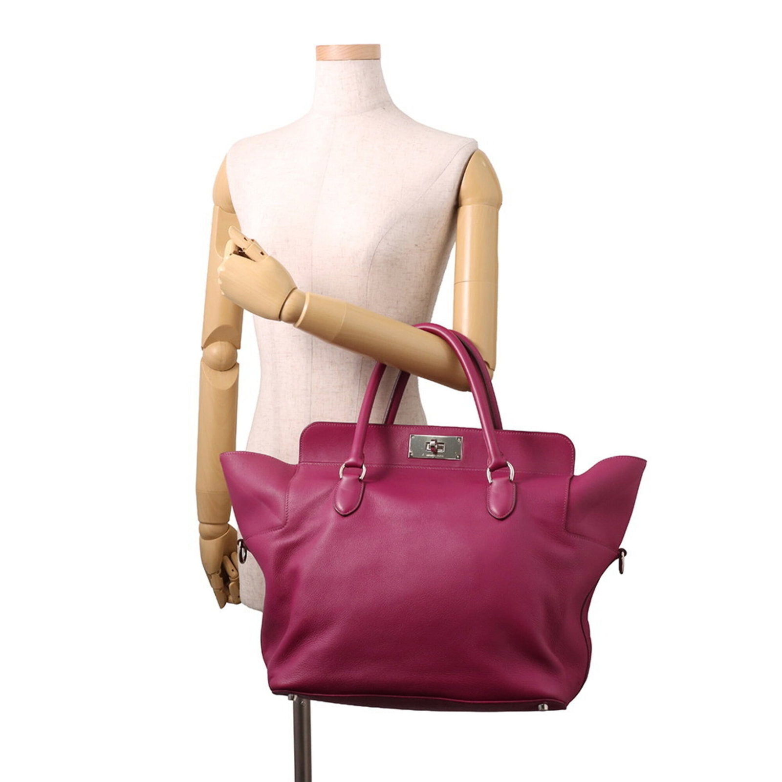 Swift leather handbag Hermes - 4