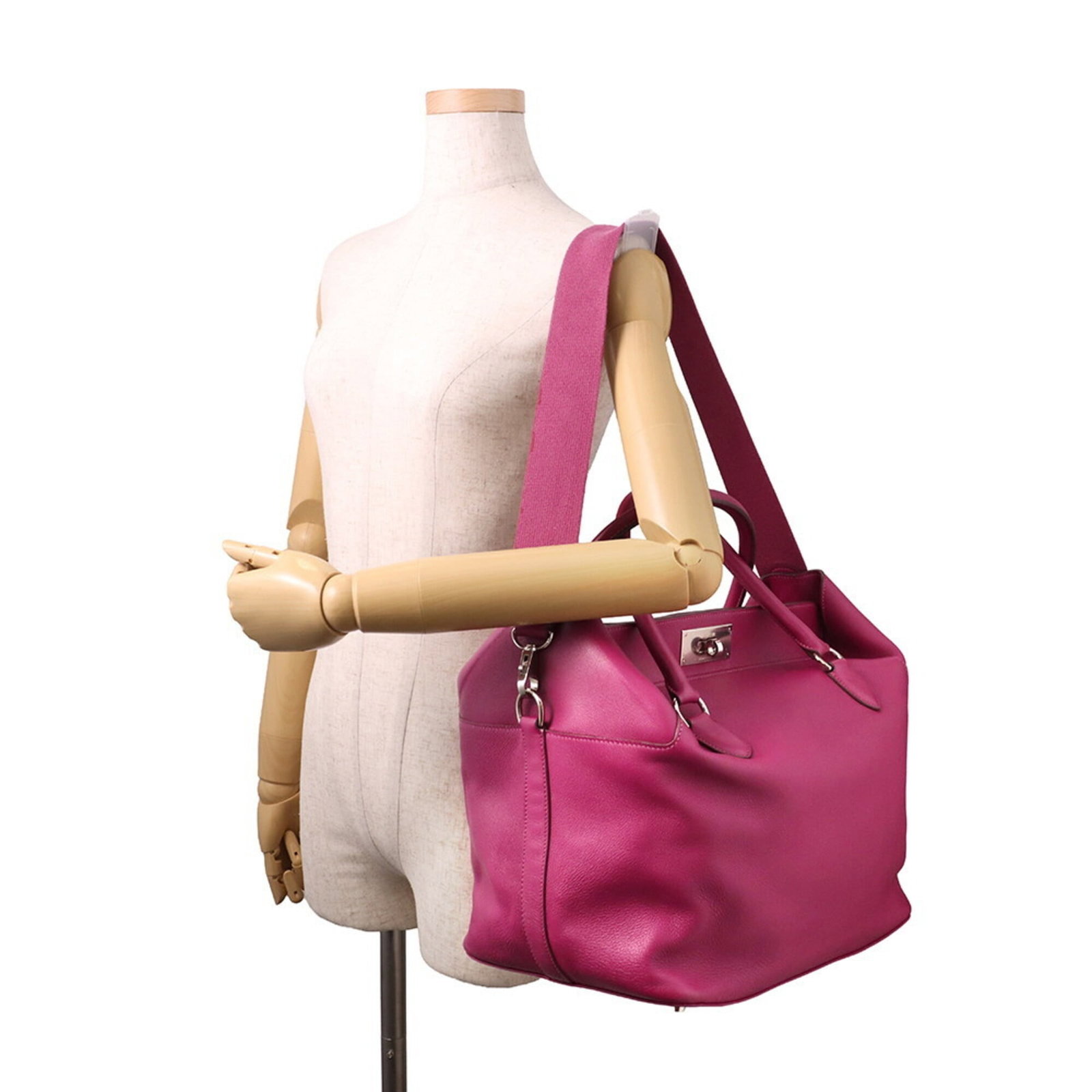 Swift leather handbag Hermes - 5