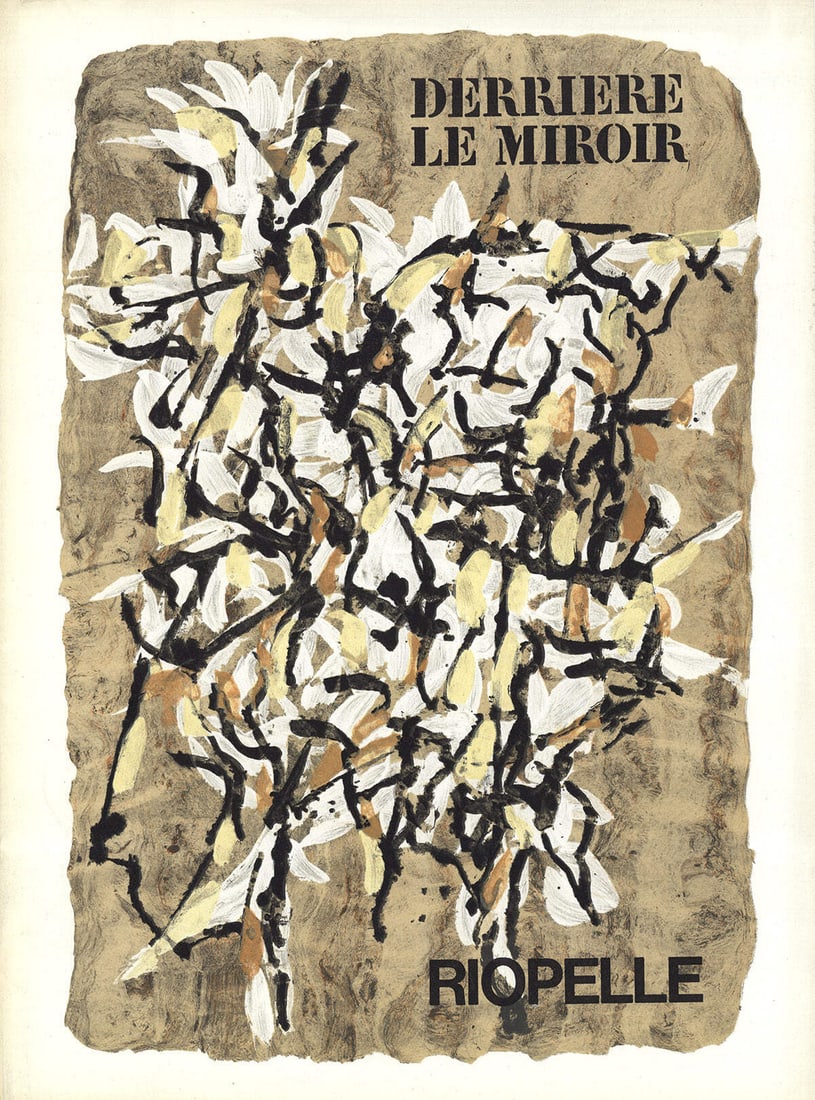 JEAN-PAUL RIOPELLE DLM No. 160 Cover 15" x 11" Lithograph 1966 Cubism Multicolor (1 of 1)