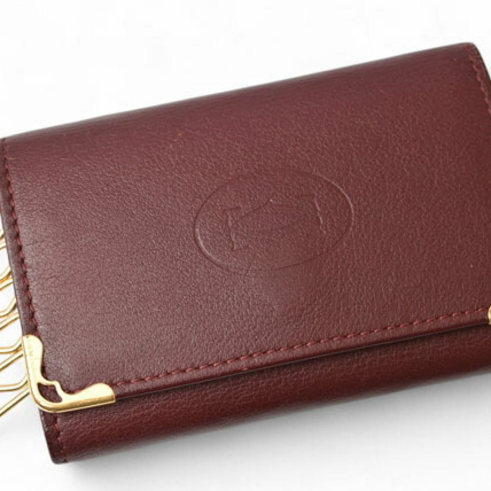 Leather Keycase Cartier - 4
