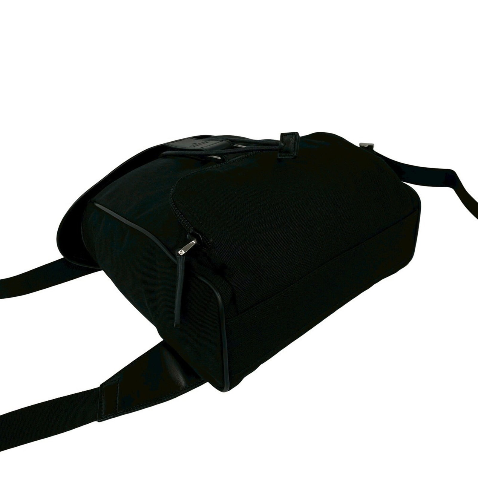 Nylon Leather Backpack Gucci - 7