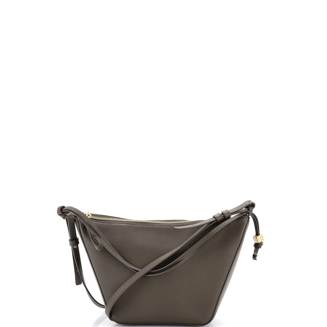 Hobo Leather Mini Hammock: Hobo Leather Mini Hammock The Hobo Leather Mini Hammock boasts a stylish green exterior with minor scuffs and creases, adding to its unique charm. Made from high-quality leather, the cross-body design