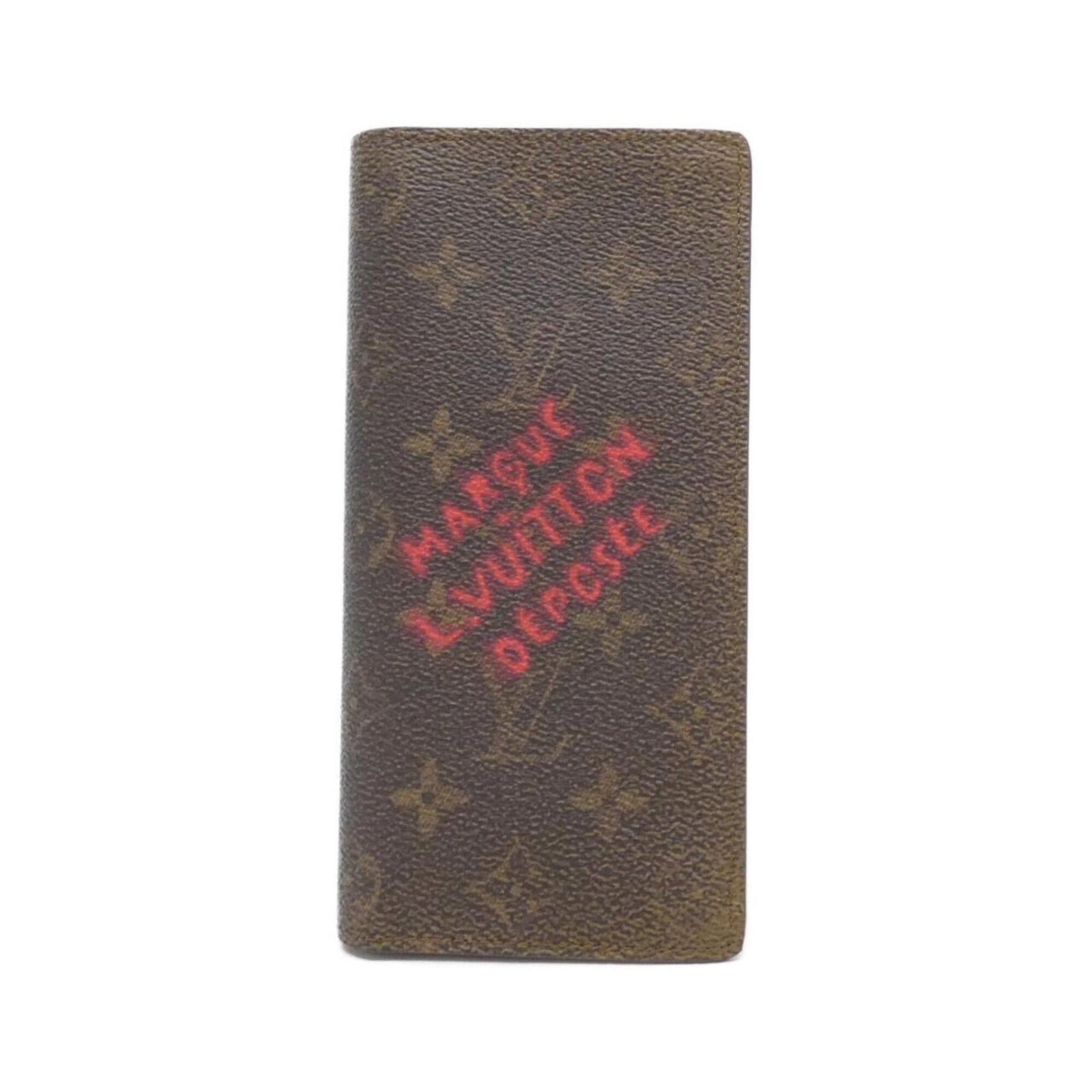Louis Vuitton Long Wallet (Bi-Fold) Coated Canvas: Louis Vuitton Long Wallet (Bi-Fold) Coated Canvas Brown Coated Canvas Louis Vuitton Long Wallet (Bi-Fold) with some traces of usage and minor scratches, still in very good condition. This bi-fold