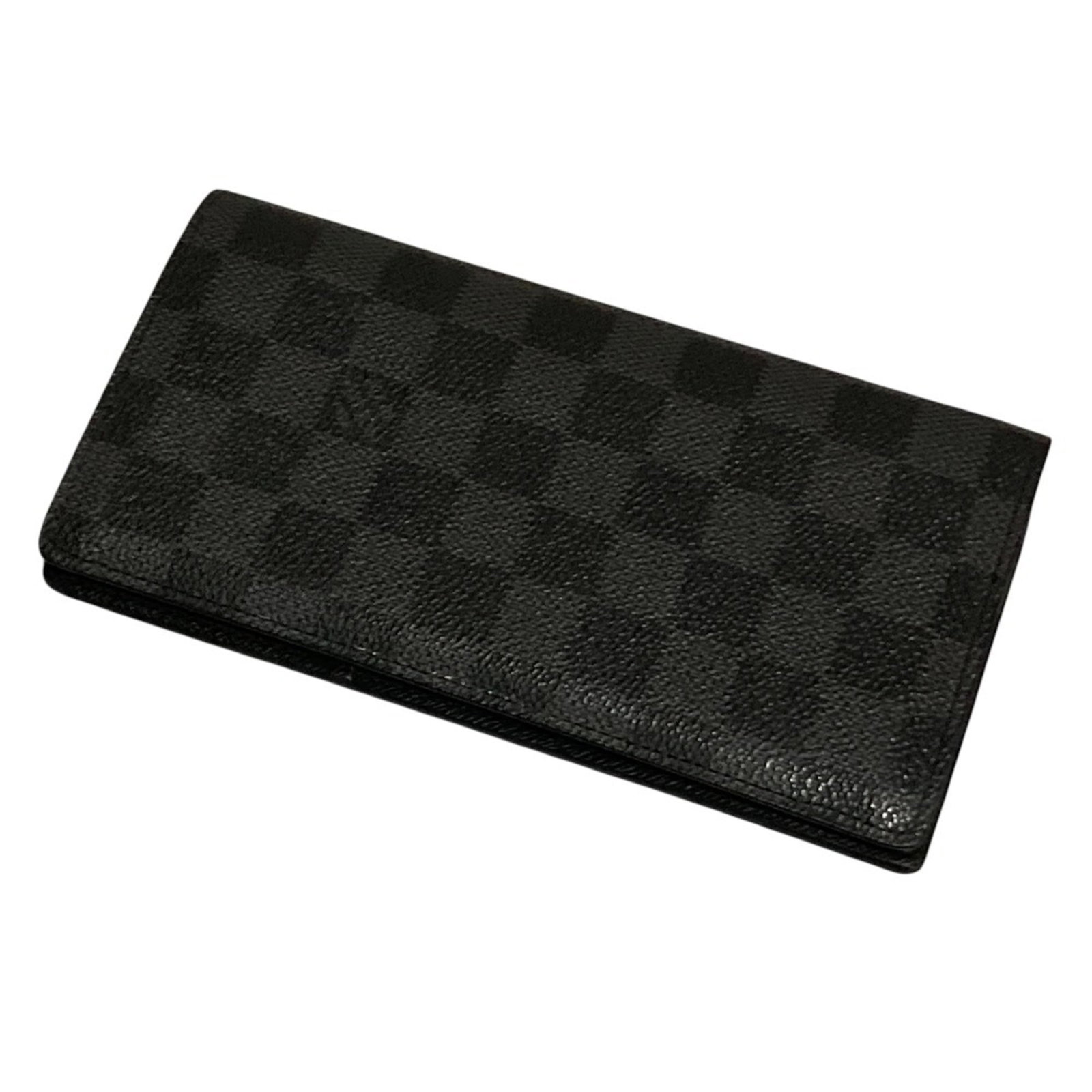 Louis Vuitton Long Wallet (Bi-Fold) Damier Graphite: Louis Vuitton Long Wallet (Bi-Fold) Damier Graphite The Louis Vuitton Long Wallet (Bi-Fold) Damier Graphite features the iconic Damier Graphite pattern, a timeless design element of the brand. Made