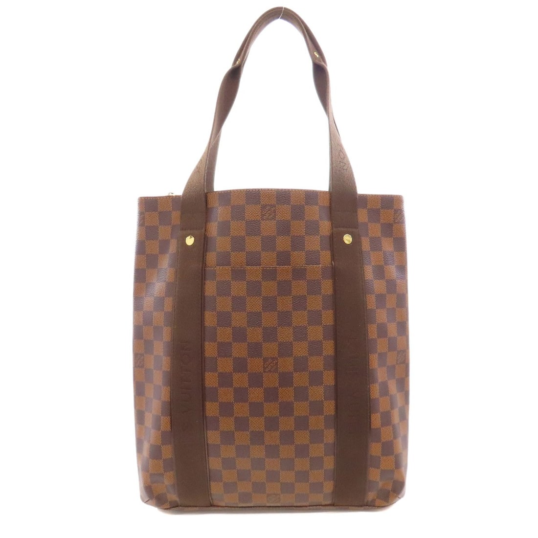Louis Vuitton N52006 Cabas Bobourg Handbag Damier Canvas: Louis Vuitton N52006 Cabas Bobourg Handbag Damier Canvas Brown Damier canvas handbag with classic style, featuring the iconic Louis Vuitton design. This LOUIS VUITTON N52006 Cabas Bobourg bag boasts a
