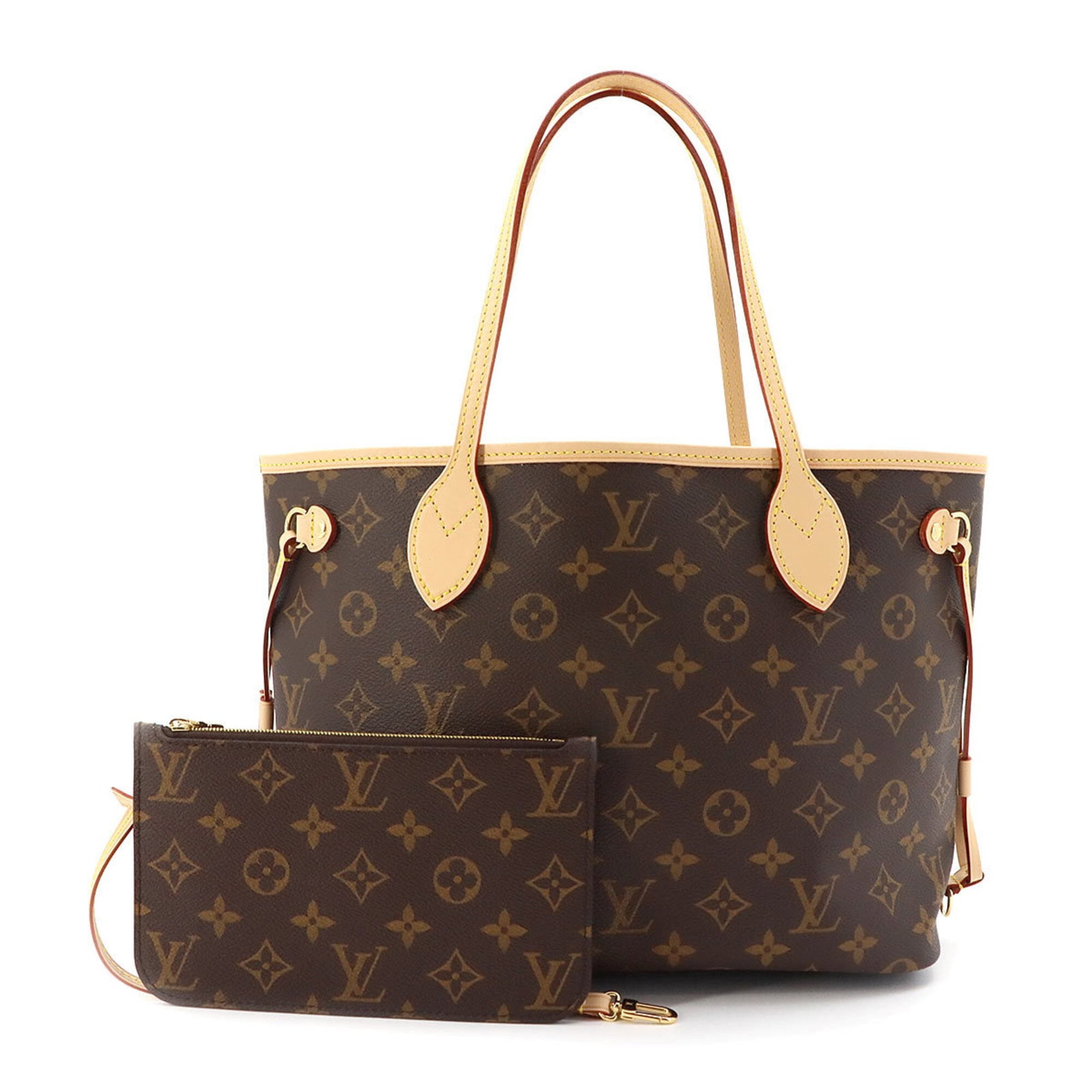 Handbag Monogram Pouch Tote Louis Vuitton: Handbag Monogram Pouch Tote Louis Vuitton Monogrammed luxury awaits in this exquisite Louis Vuitton tote bag. Featuring the iconic monogram pattern and gold hardware, this stylish pouch tote measures 