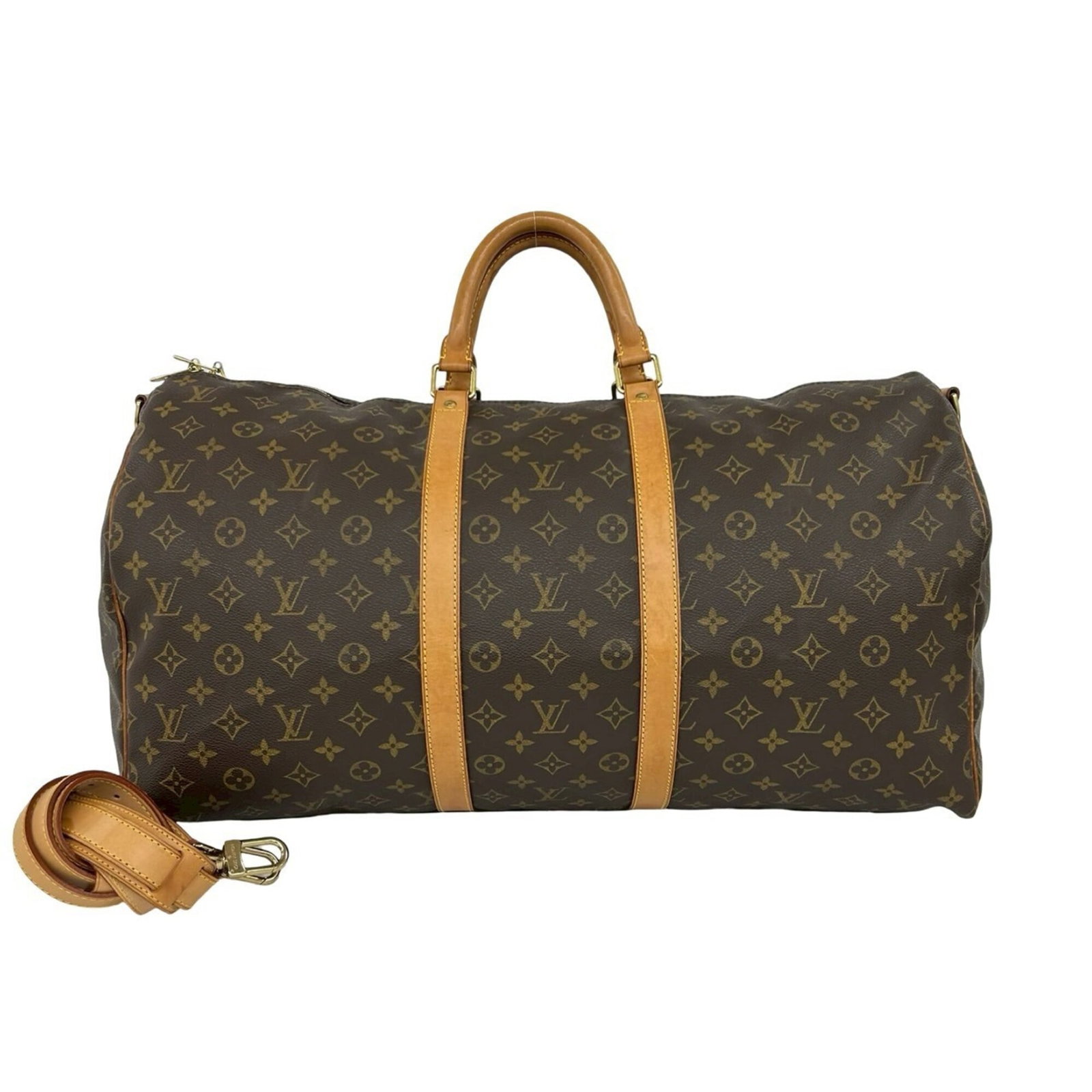 PVC Leather Louis Vuitton Bag Shoulder Bag Boston: PVC Leather Louis Vuitton Bag Shoulder Bag Boston PVC Leather Louis Vuitton Bag Shoulder Bag Boston in Brown, featuring a classic design with a durable PVC and leather combination. This used bag has