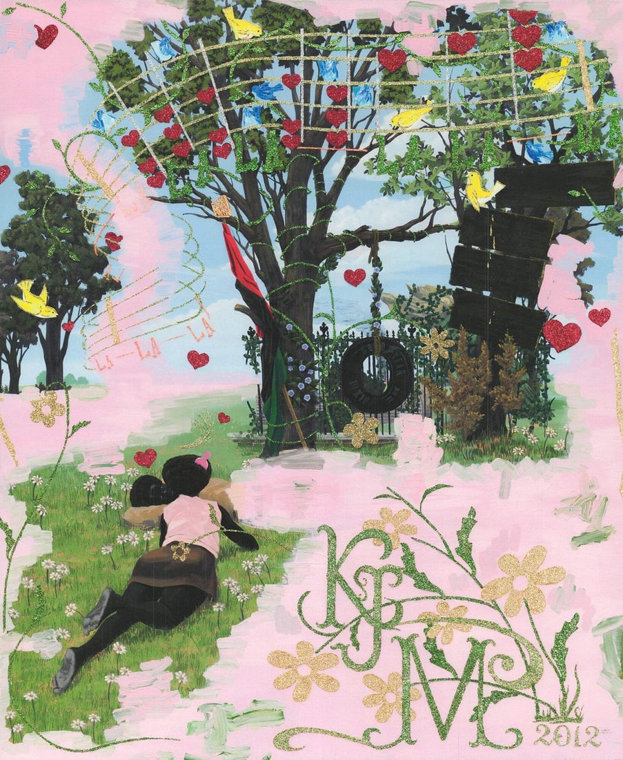 KERRY JAMES MARSHALL Vignettes: Vignette #14 (La La La) 16.75" x 13.75" Offset L: KERRY JAMES MARSHALL Vignettes: Vignette #14 (La La La) 16.75" x 13.75" Offset L Item Specifics: Artist: Kerry James Marshall Brand: Marshall Kerry James Exact Year: 2025 Height: 16.75 Item Height: 16
