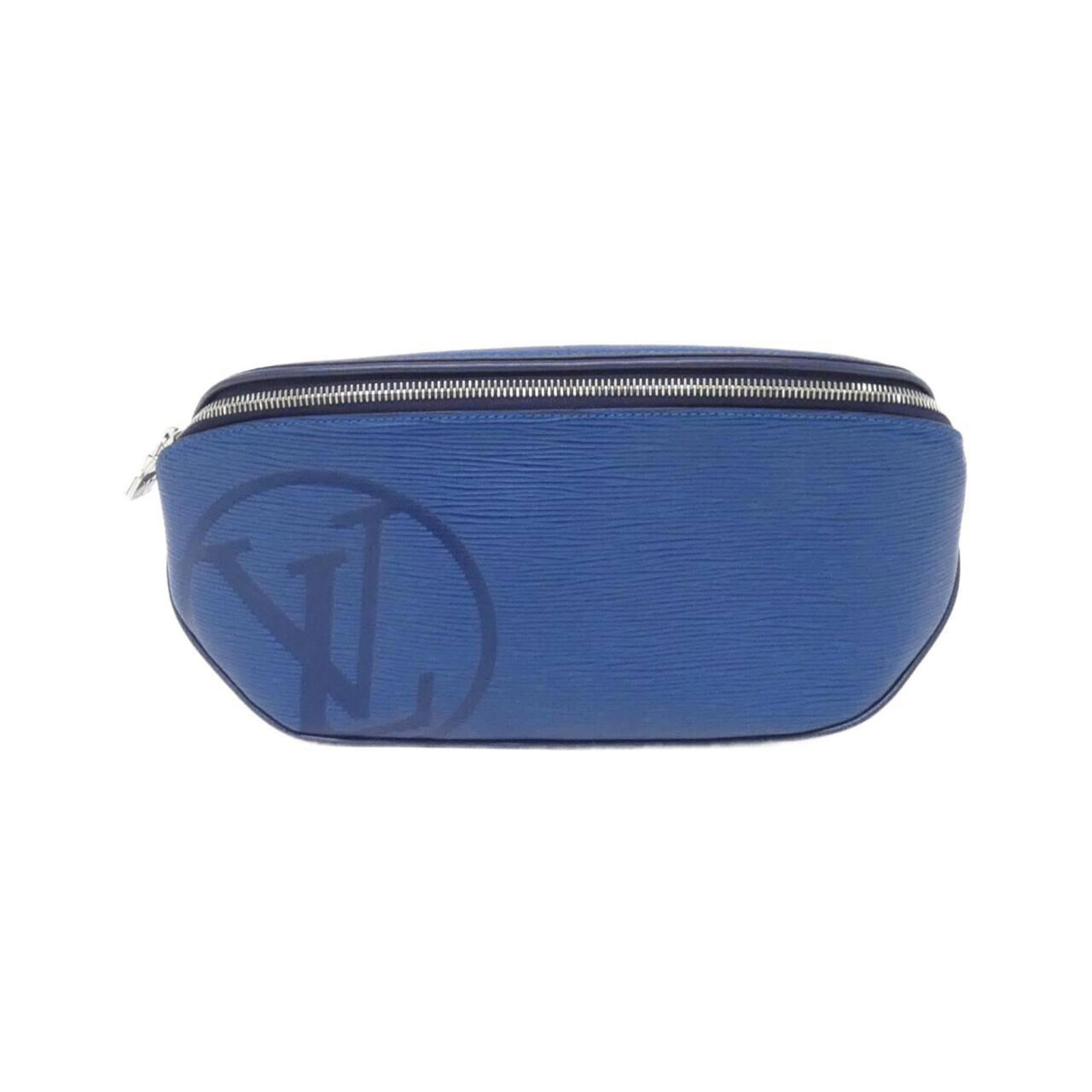 Shoulder Bag Leather Vuitton Louis: Shoulder Bag Leather Vuitton Louis This Louis Vuitton shoulder bag features premium calf leather in Azur, with silver hardware and a sleek design. Measuring 16cm x 33cm x 3cm, it has a sturdy strap