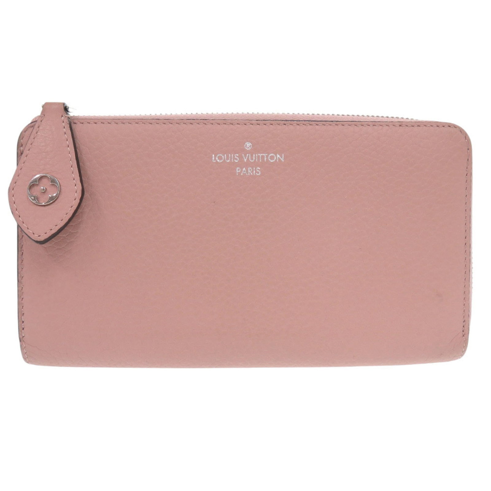 Long Wallet Leather Bi Fold Louis Vuitton: Long Wallet Leather Bi Fold Louis Vuitton Long Wallet Leather Bi Fold Louis Vuitton features Taurillon leather and a Magnolia, Pink color. The item measures 11cm x 20cm x 2.2cm and is in used