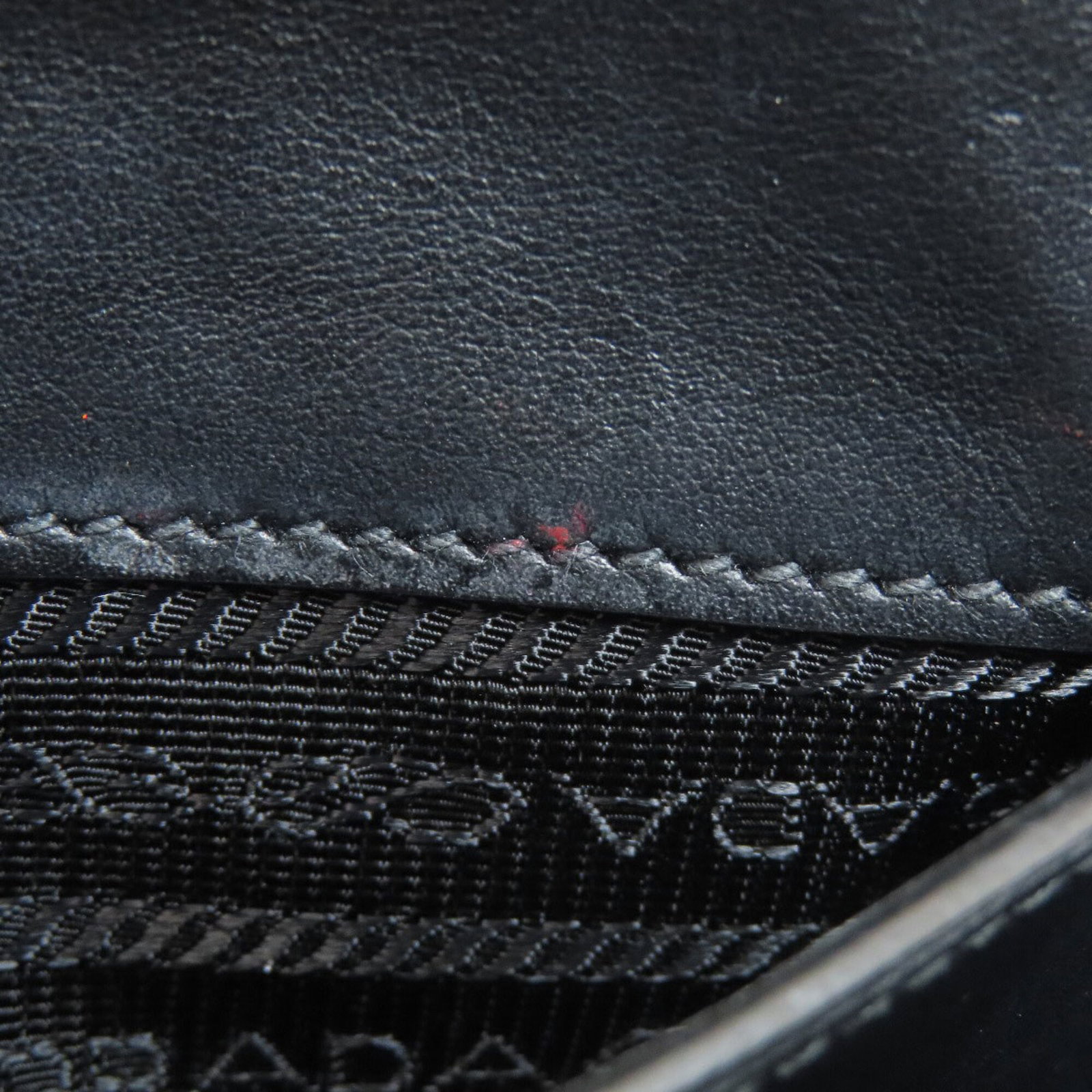 Leather Shoulder Bag Prada - 11