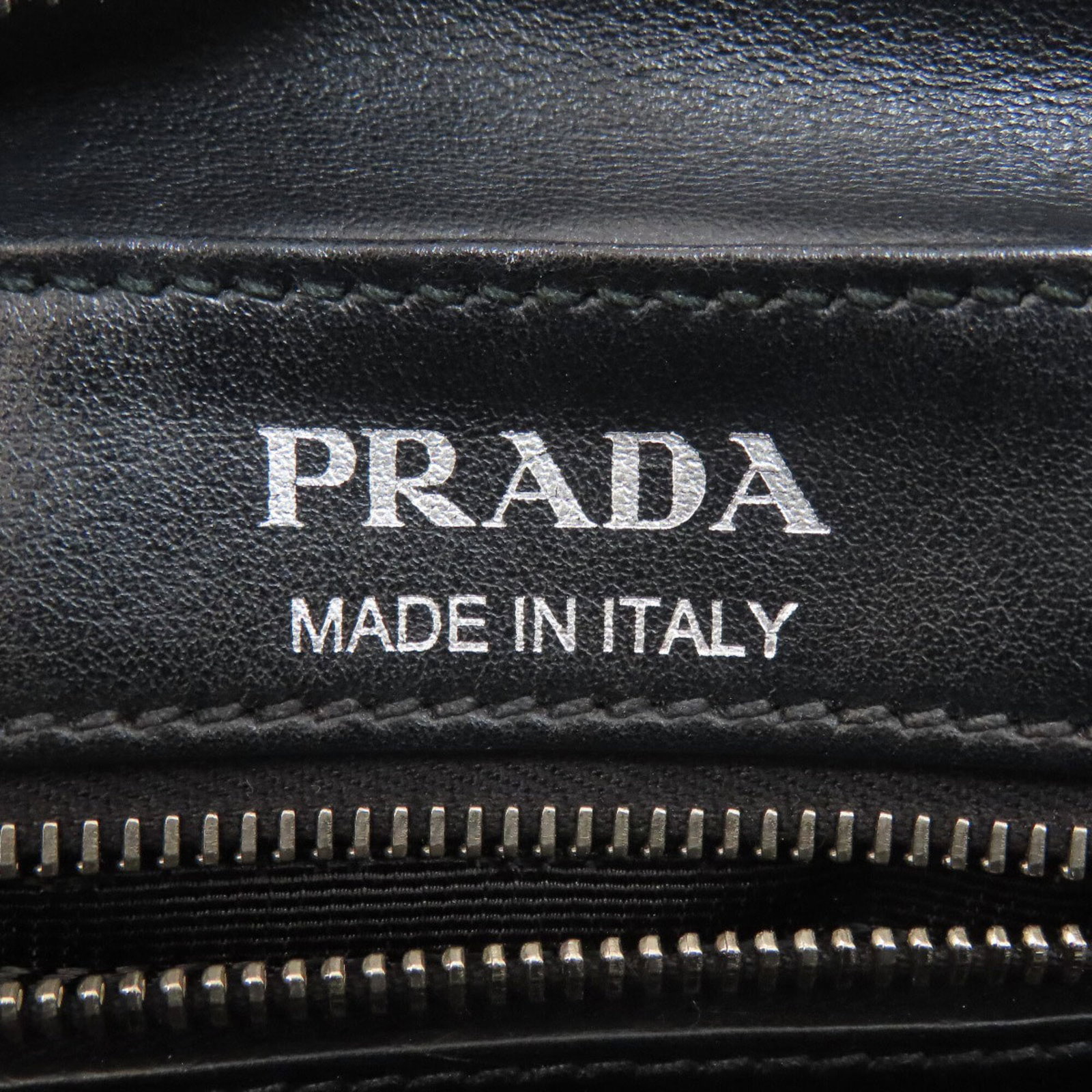 Leather Shoulder Bag Prada - 6