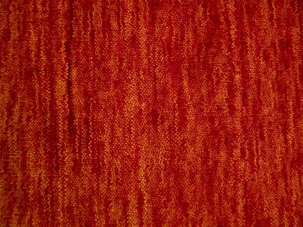 Solid Modern Orange Red Gabbeh Rug Available - 8
