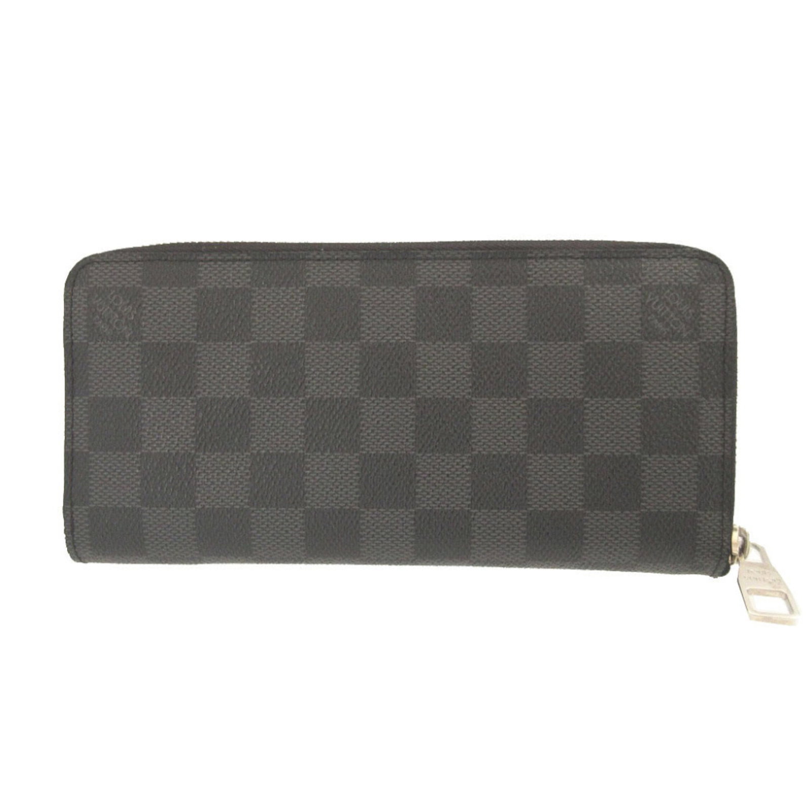 Louis Vuitton Long Wallet (Bi-Fold) Damier Graphite: Louis Vuitton Long Wallet (Bi-Fold) Damier Graphite This Louis Vuitton Long Wallet (Bi-Fold) in Damier Graphite features the iconic brand's signature style, with its distinctive black and gray color